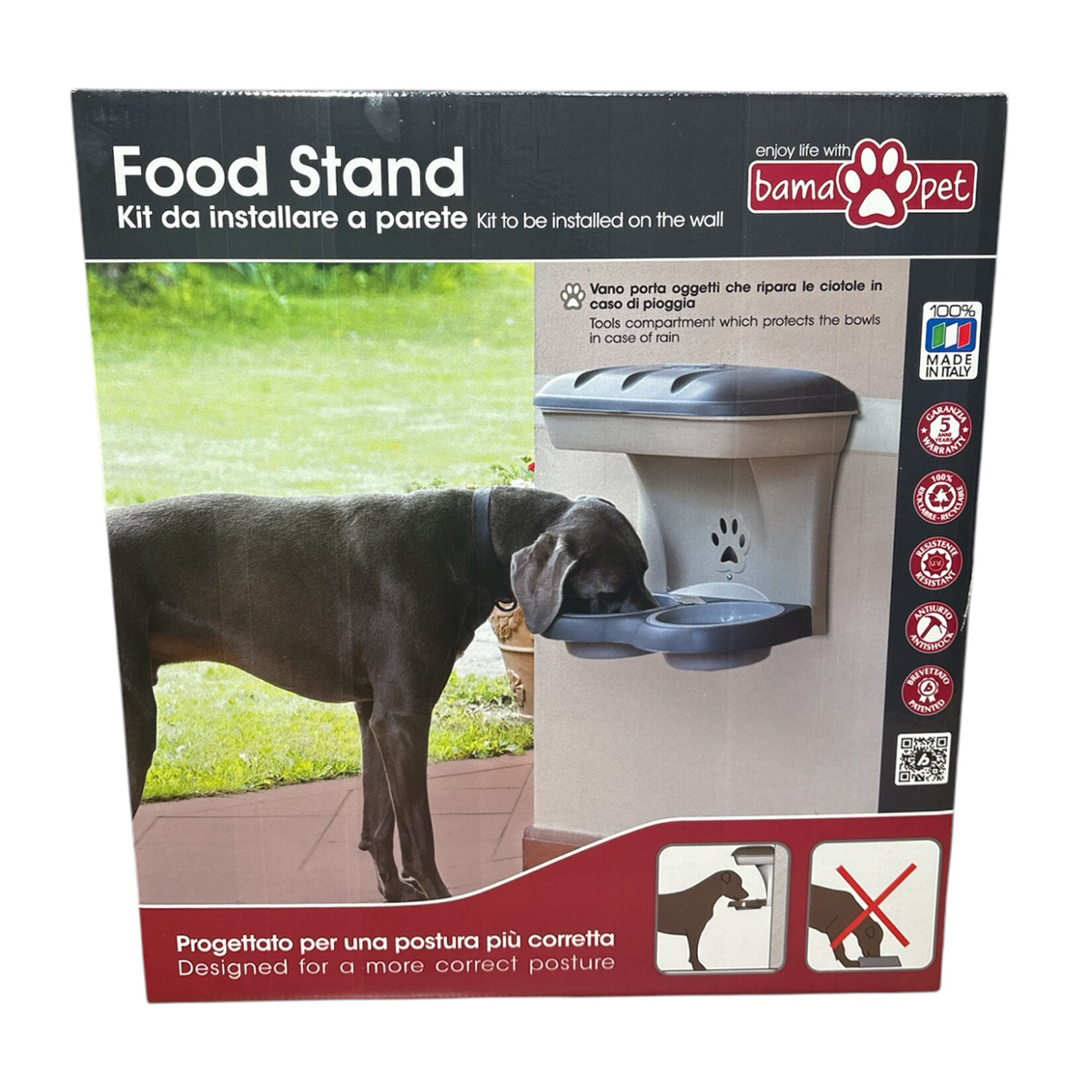 Bama Duvara Asılan Stand Boz Kahverengi Maxi