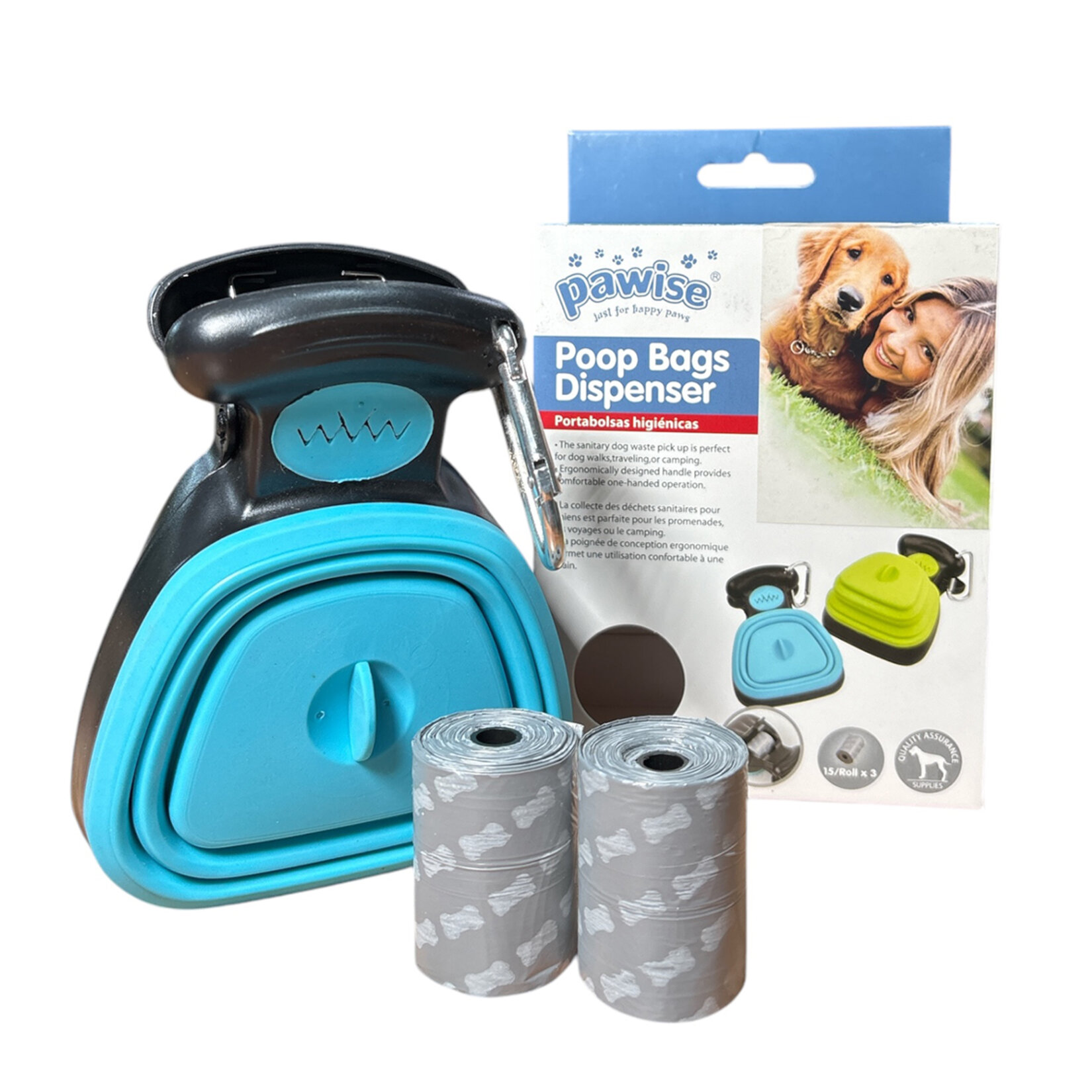 Pawise Kaka Torbası Tutucu 14 Cm+ 3 Rl Poşet Set