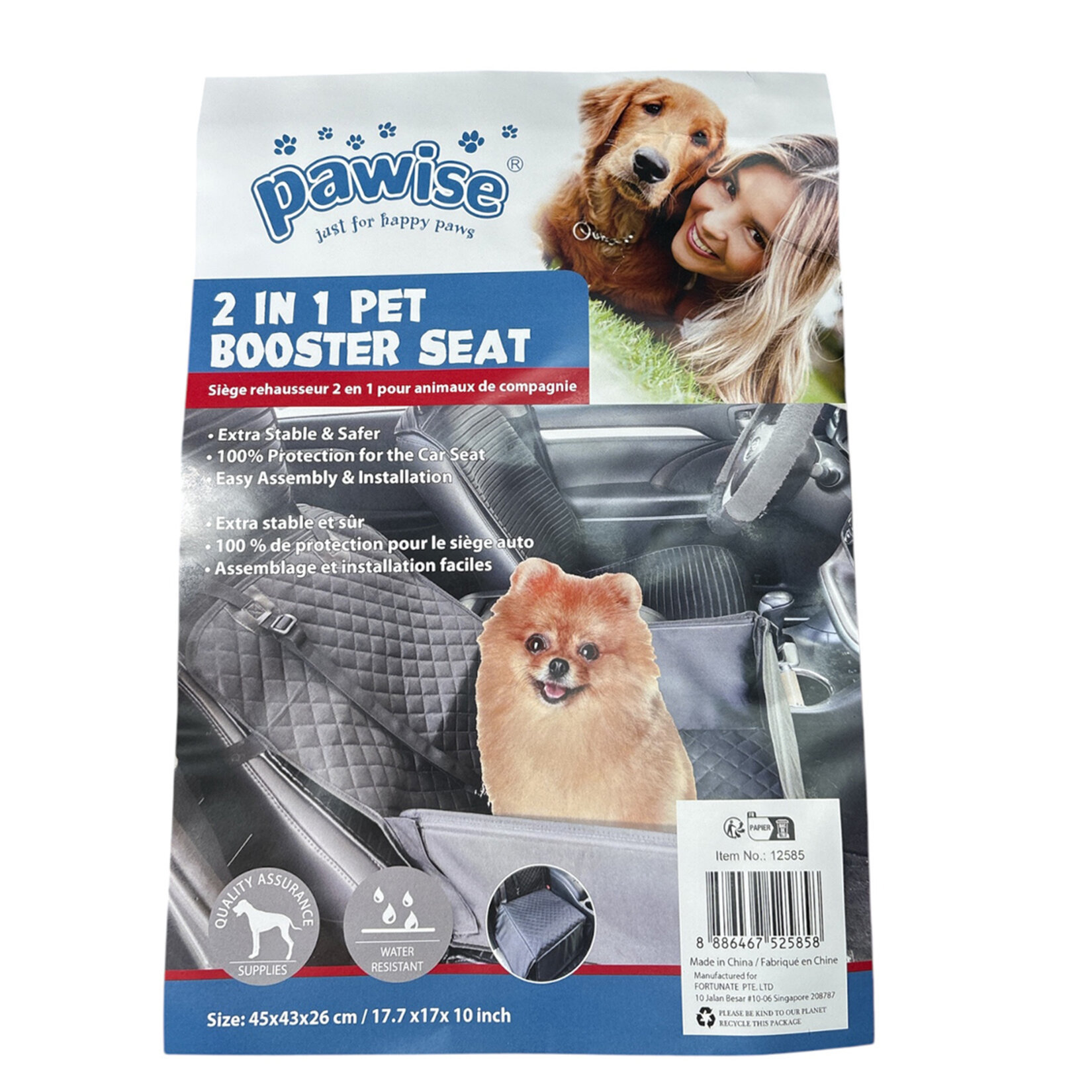 Pawise İkisi Bir Arada Araba Koltuk Örtüsü