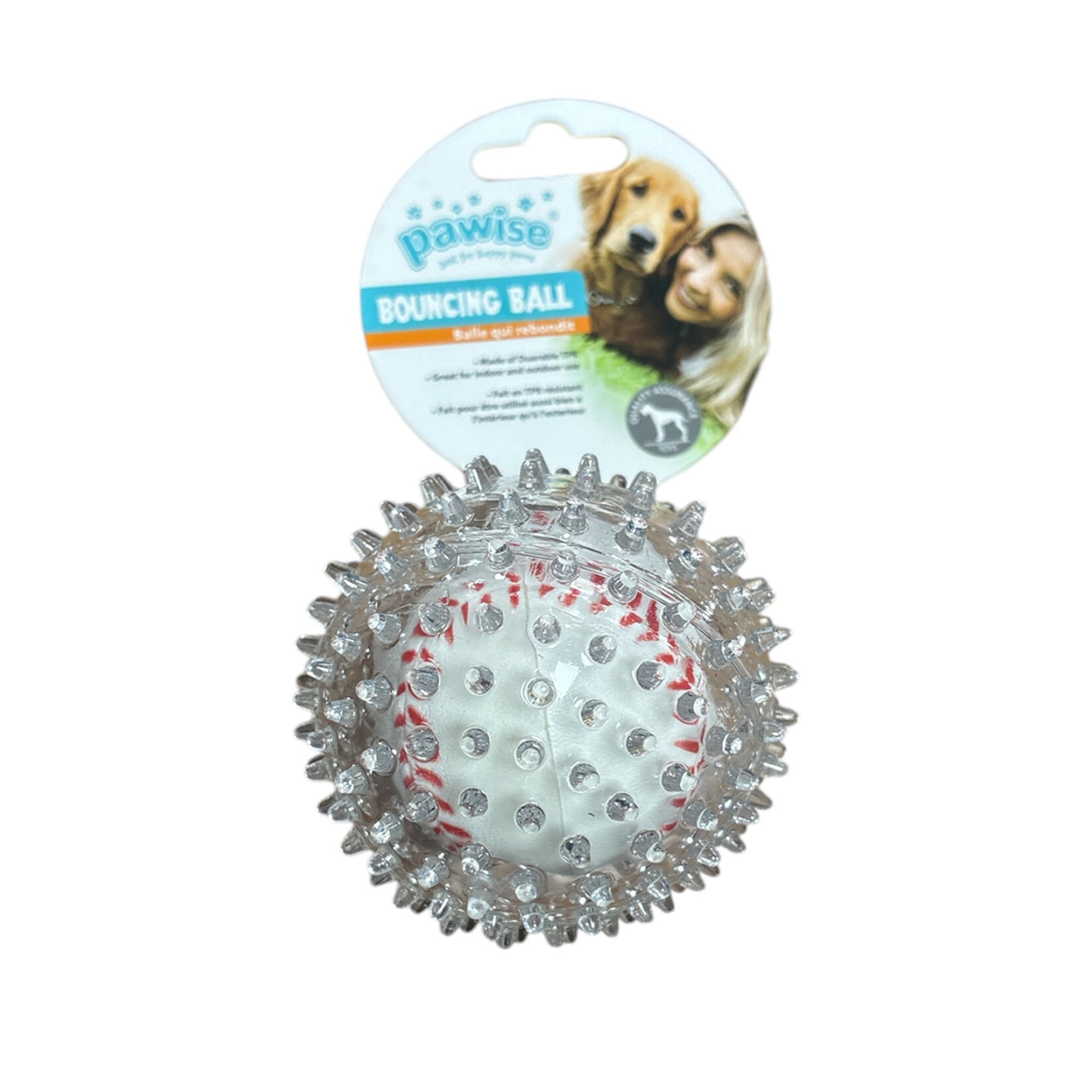 Pawise Ziplayan Beyzbol Top Köpek Oyuncağı