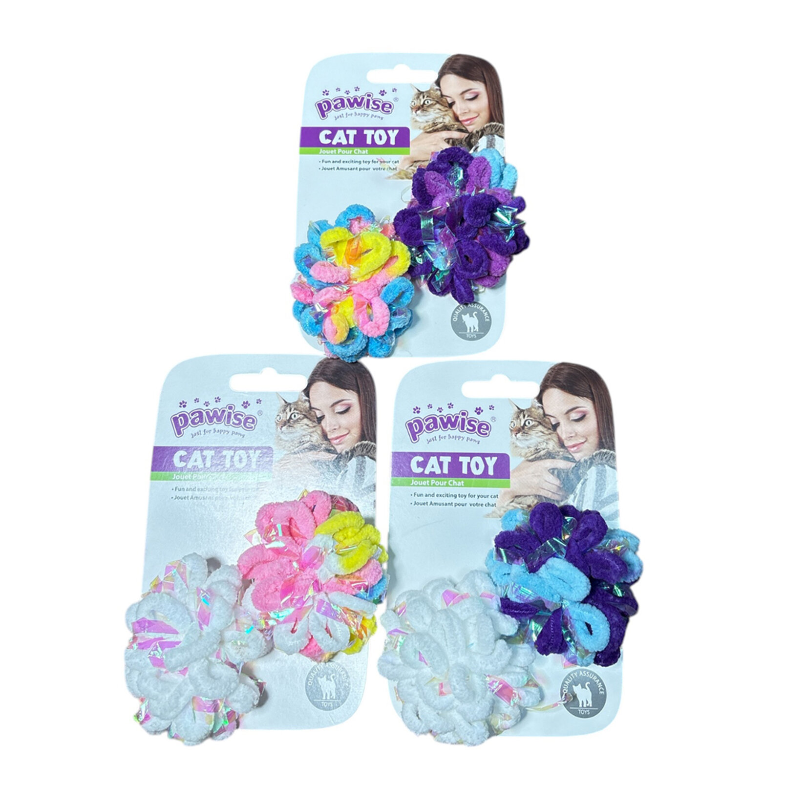 Pawise 2 Pk Glitter Caddıce Balls