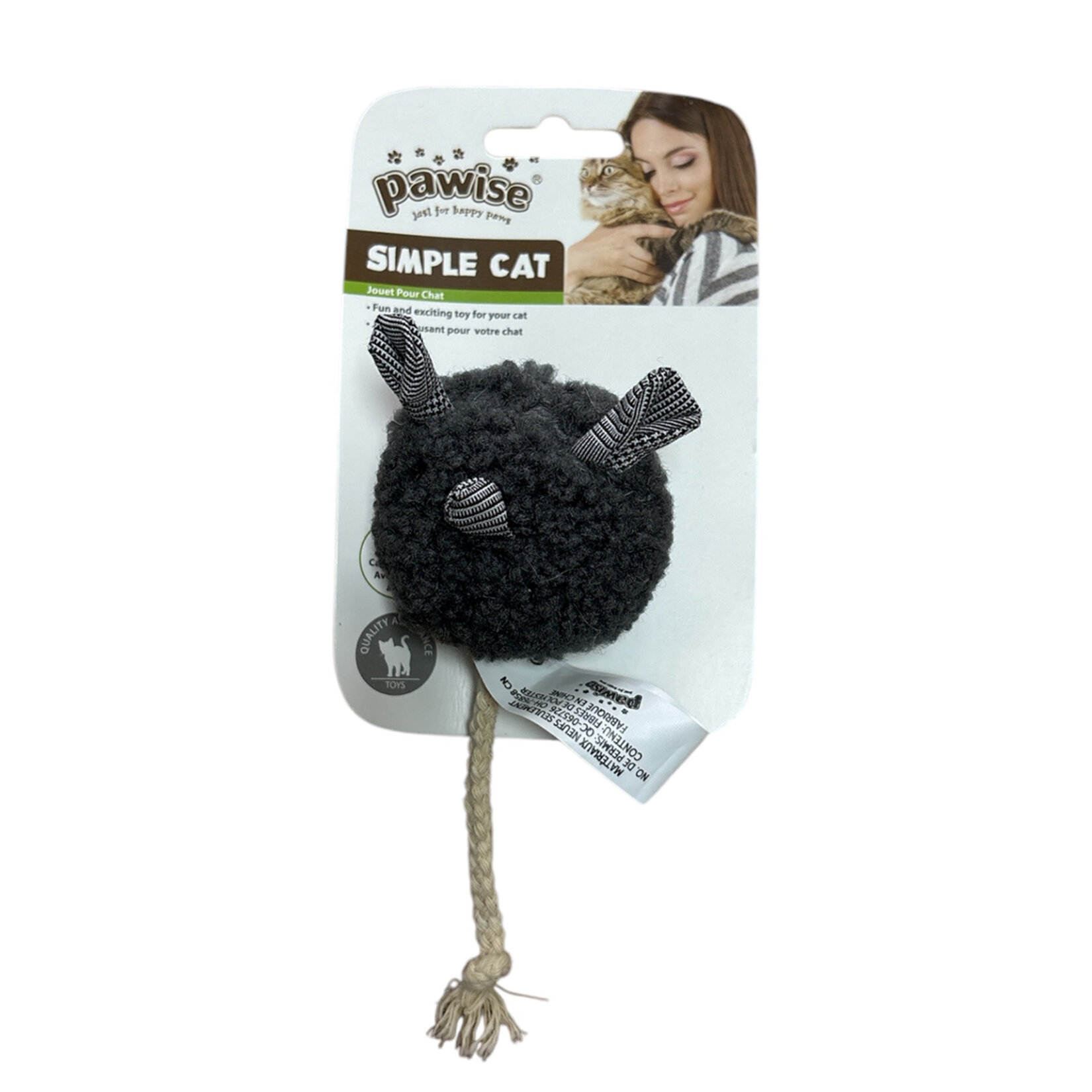 Pawise Simple Cat Peluş Oyuncak Top Fare