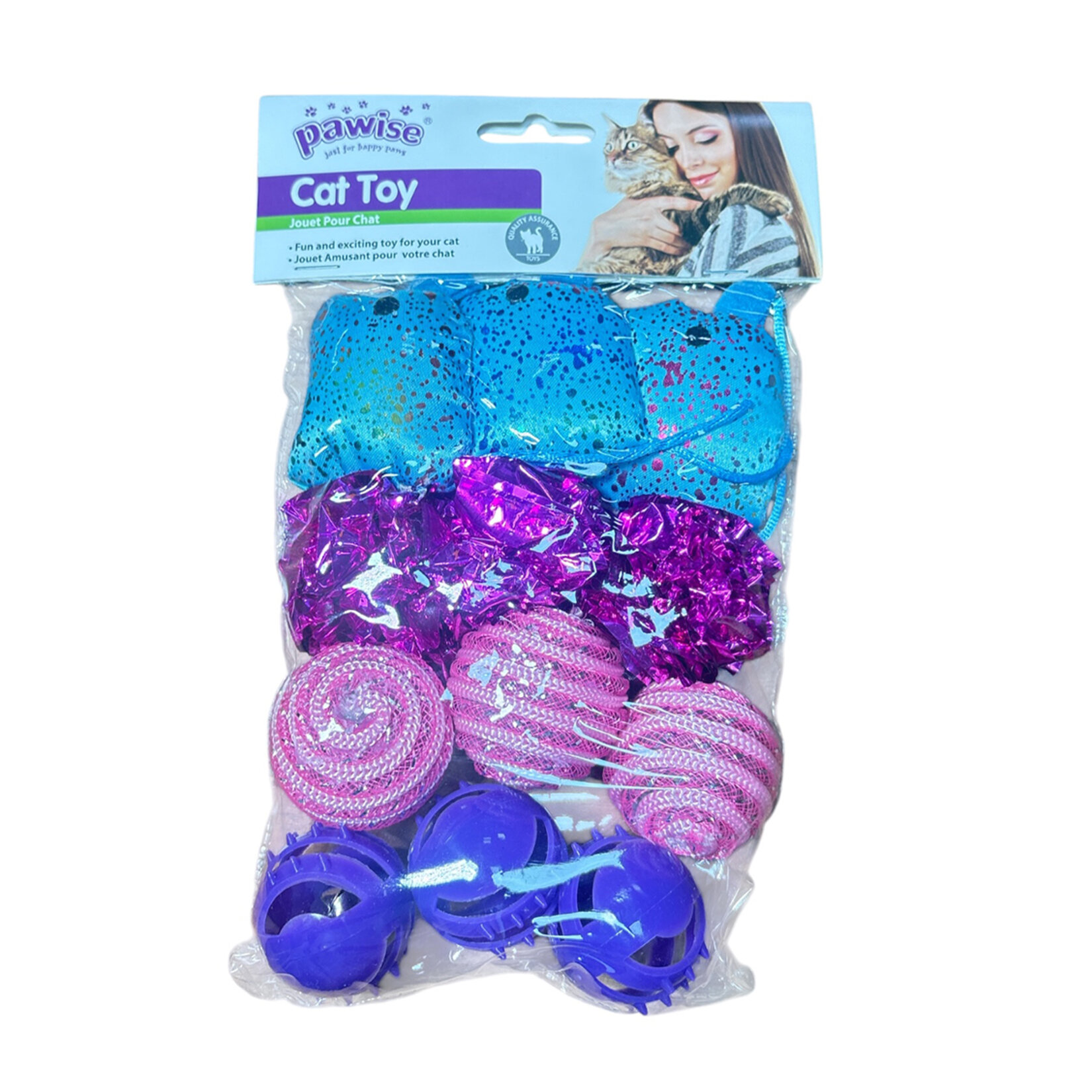 Pawise Karışık Kedi Oyuncağı 12'li