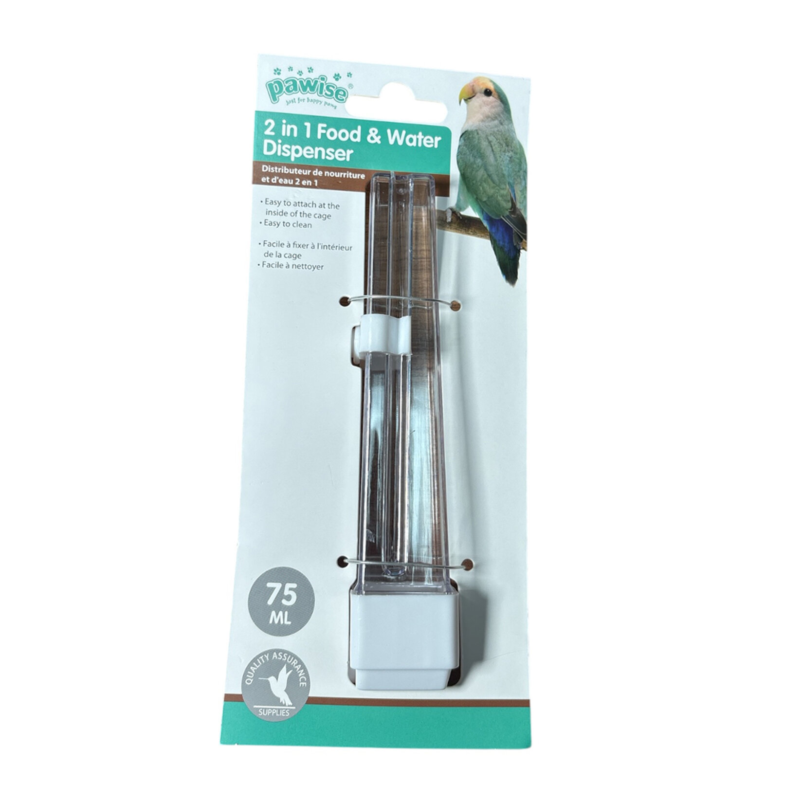 Pawise Kuş Suluk - Yemlik 75 Ml