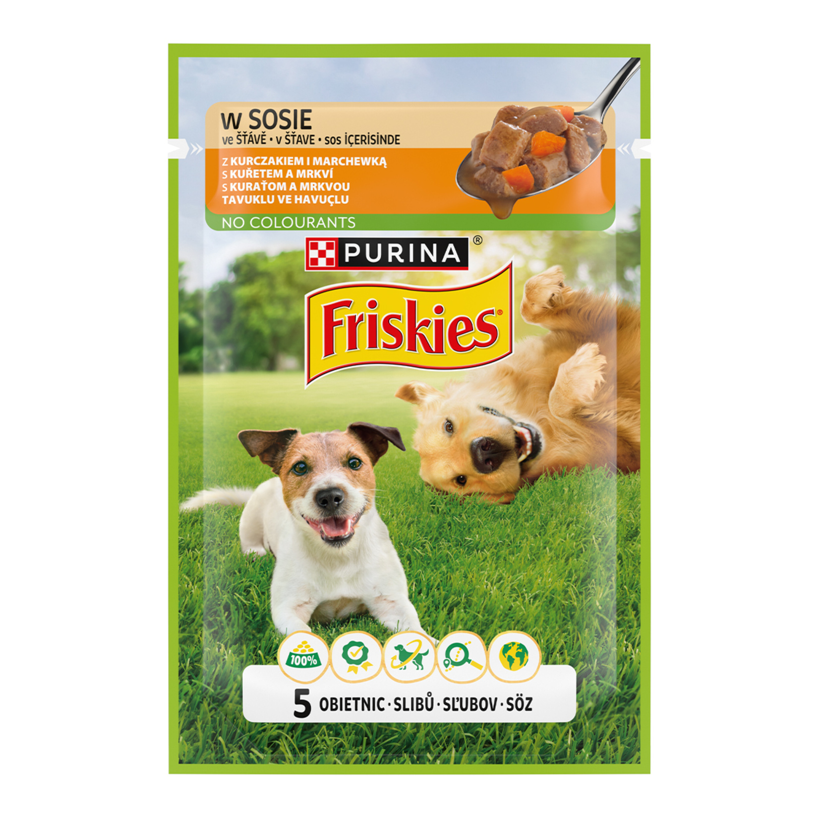 Purina Friskies Tavuklu & Havuç Köpek Yaş Maması 85 G - Görsel 1