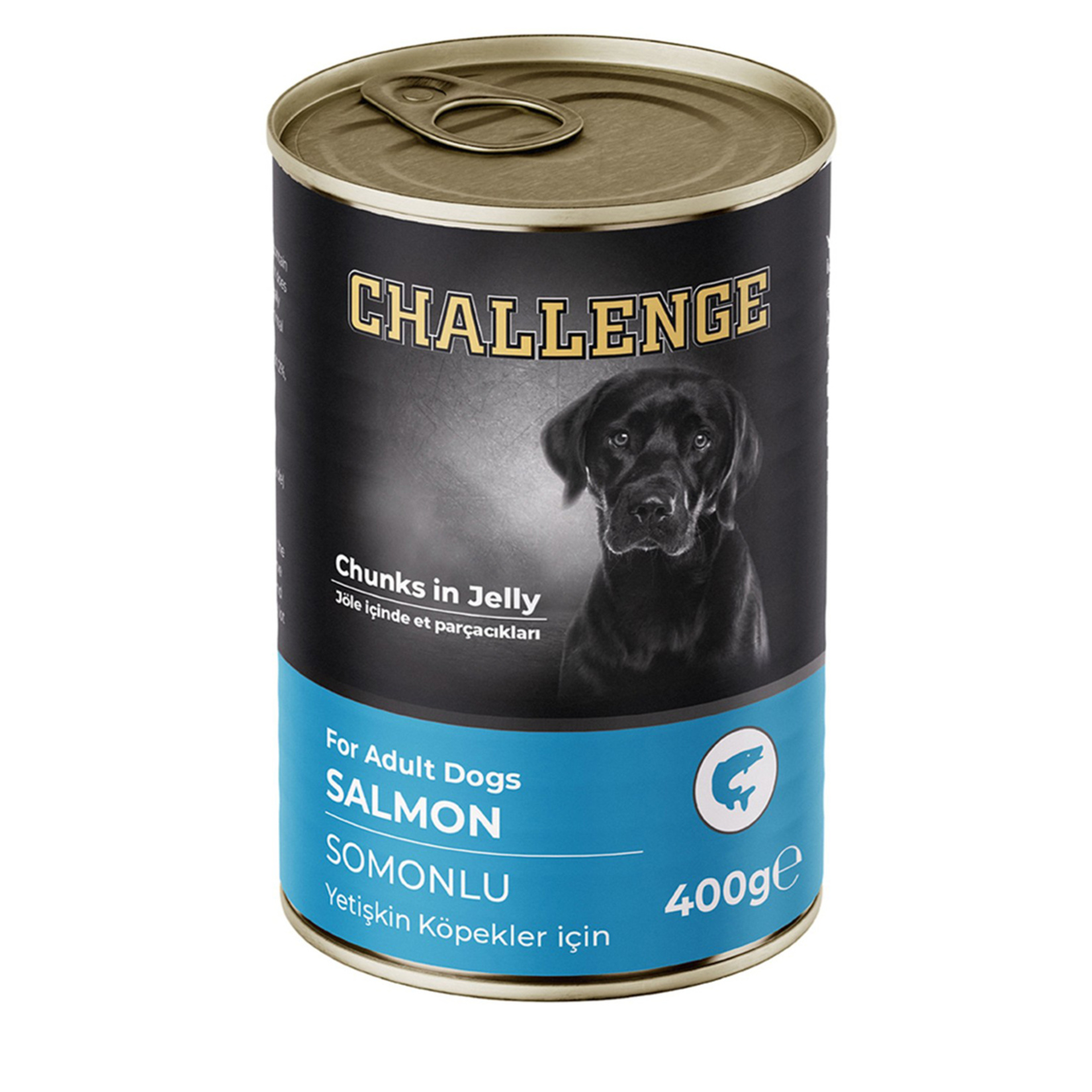 Challenge Somonlu Yetişkin Köpek Konservesi 400 G