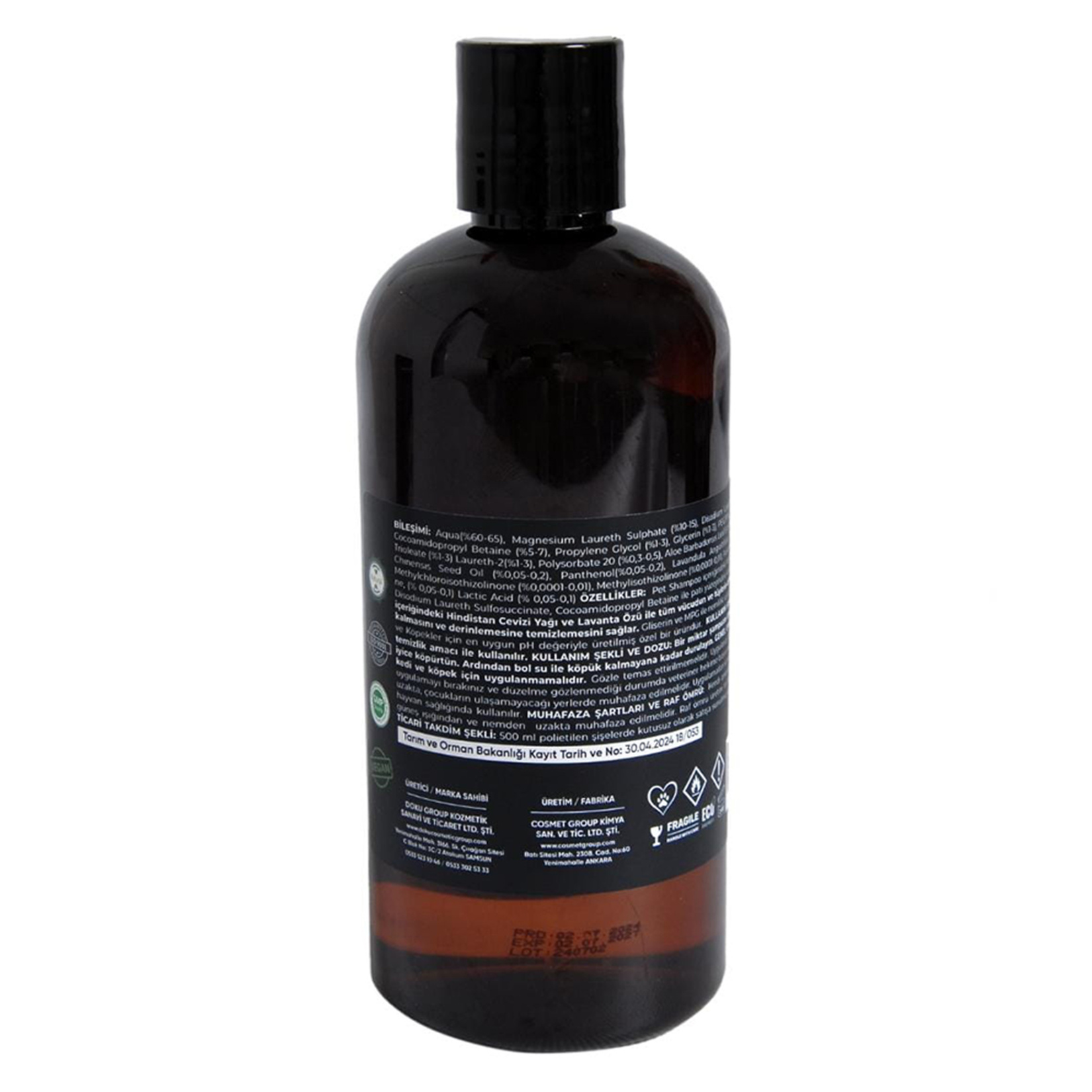 Doku Pet Tuzsuz Köpek ve Kedi Şampuanı 500 Ml - Görsel 2