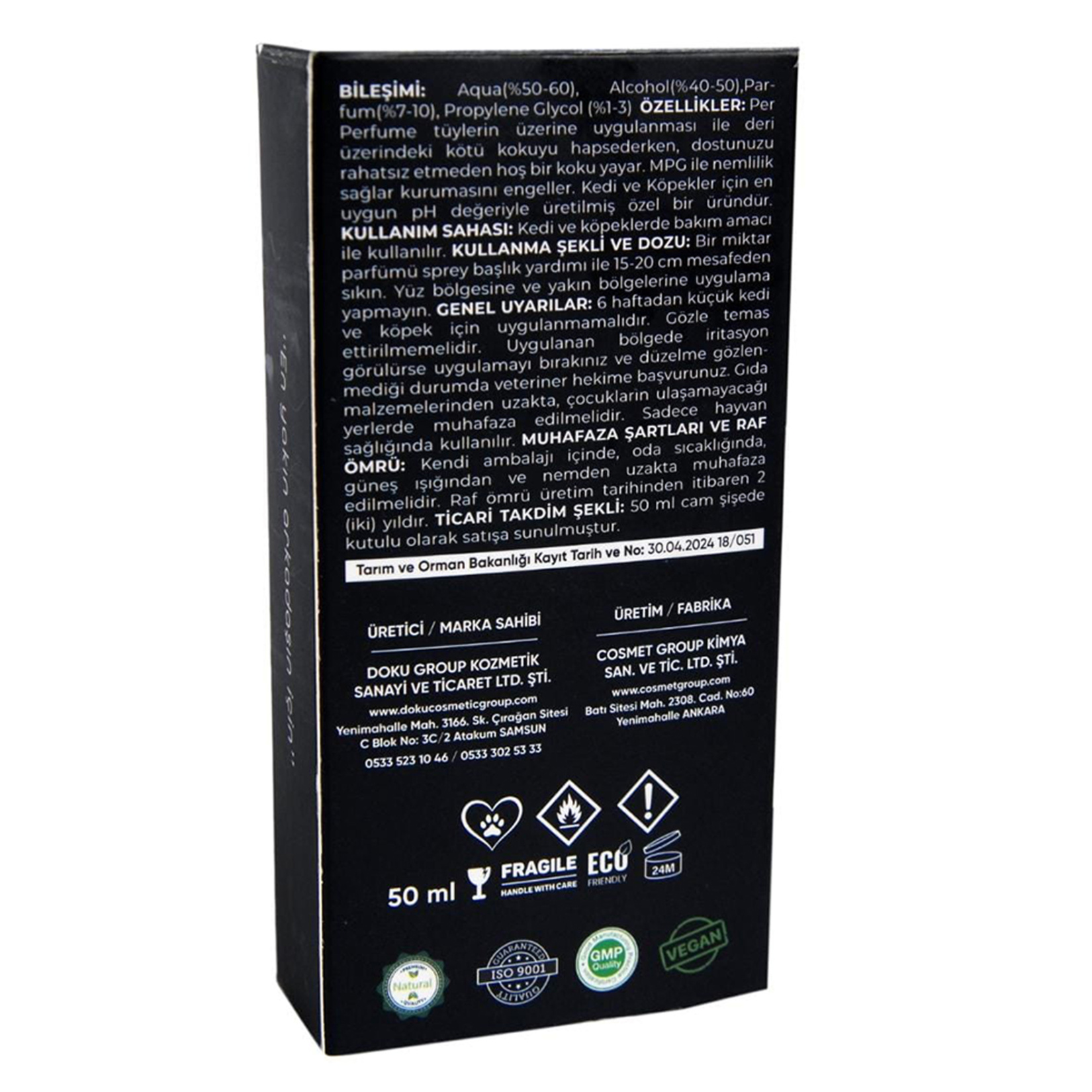Doku Pet Anti-Alerjen Evcil Hayvan Parfümü 50 Ml - Görsel 2