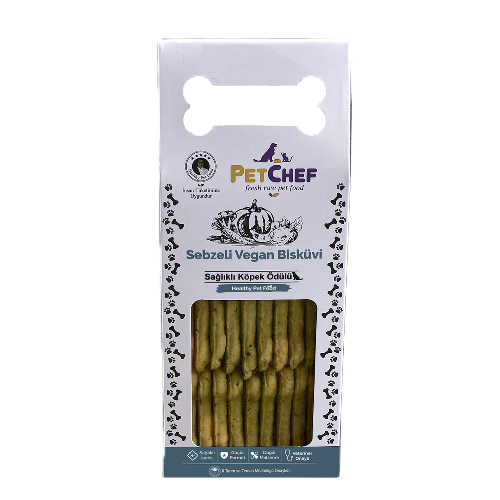 Petchef Sebzeli Vegan Bisküvi 230 G - Görsel 1