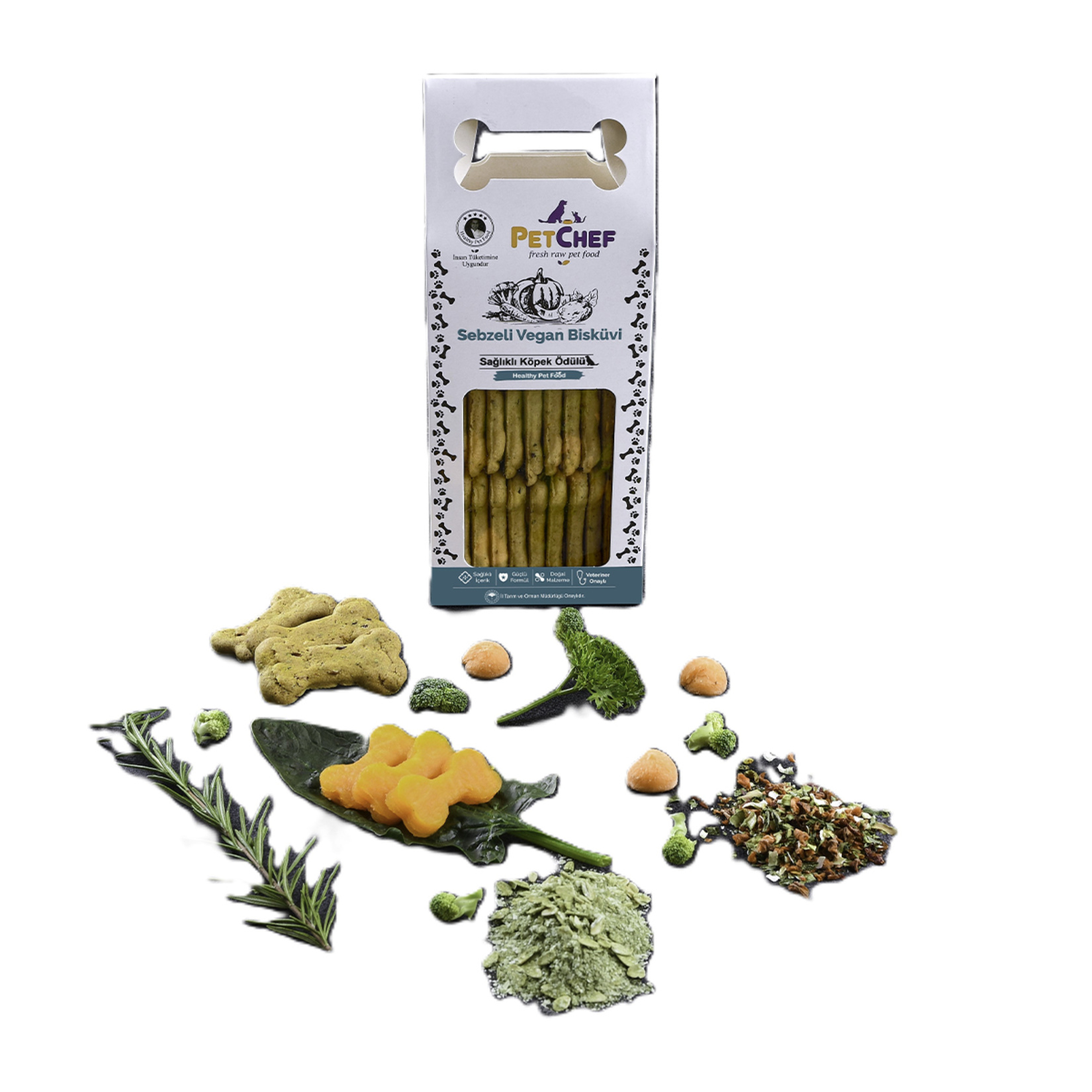 Petchef Sebzeli Vegan Bisküvi 230 G - Görsel 2