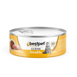 Bestpet Gurme Tavuklu Soslu Yetişkin Kedi Konservesi 85 G