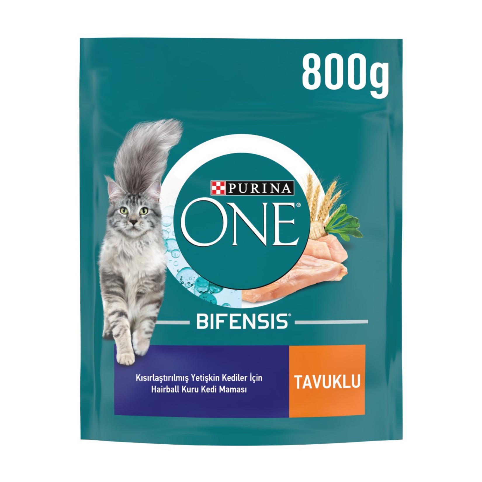 Purina One Hairball Tavuklu Kısırlaştırılmış Kedi Maması 800 G - Görsel 1