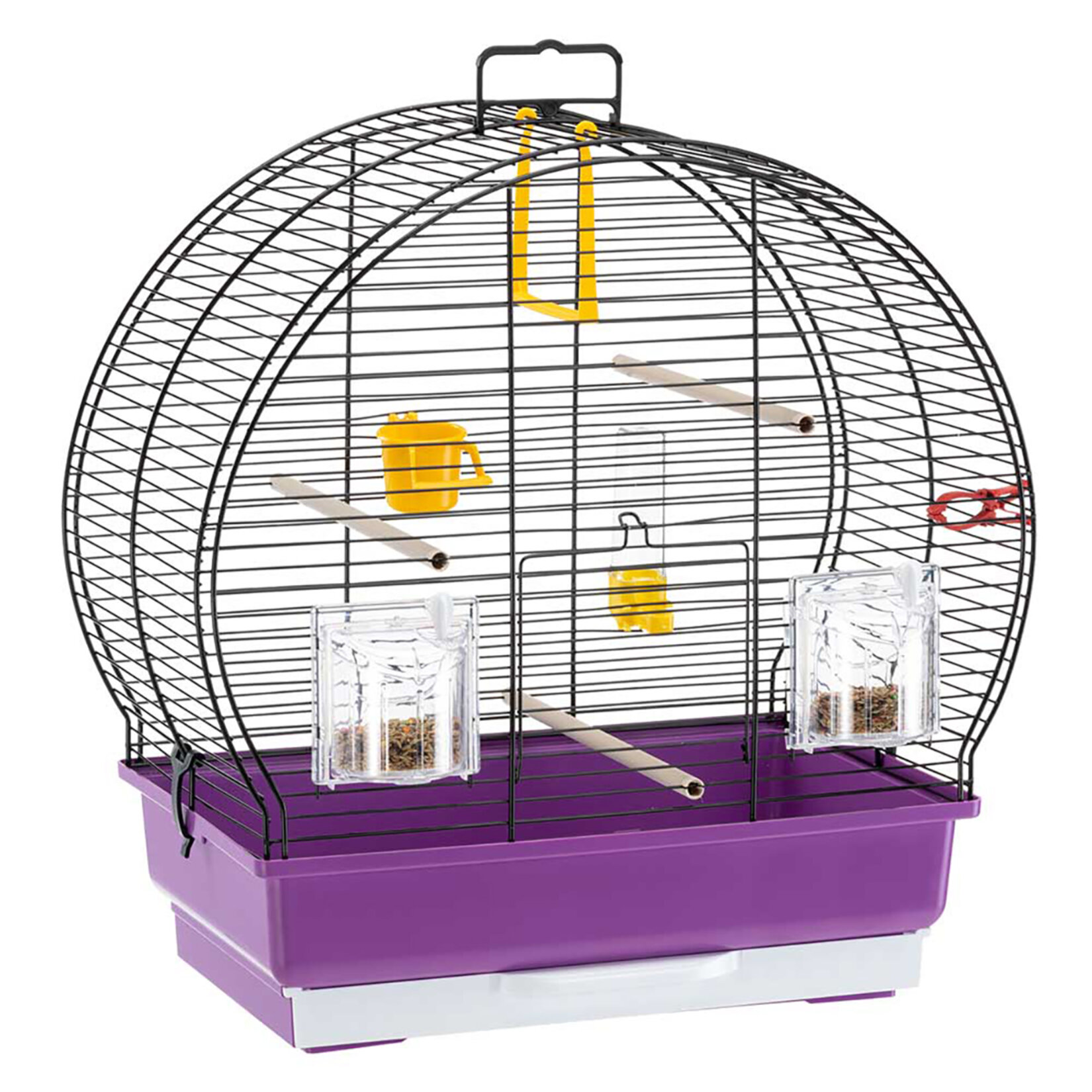 Ferplast Luna 2 Siyah Demirli Kuş Kafesi