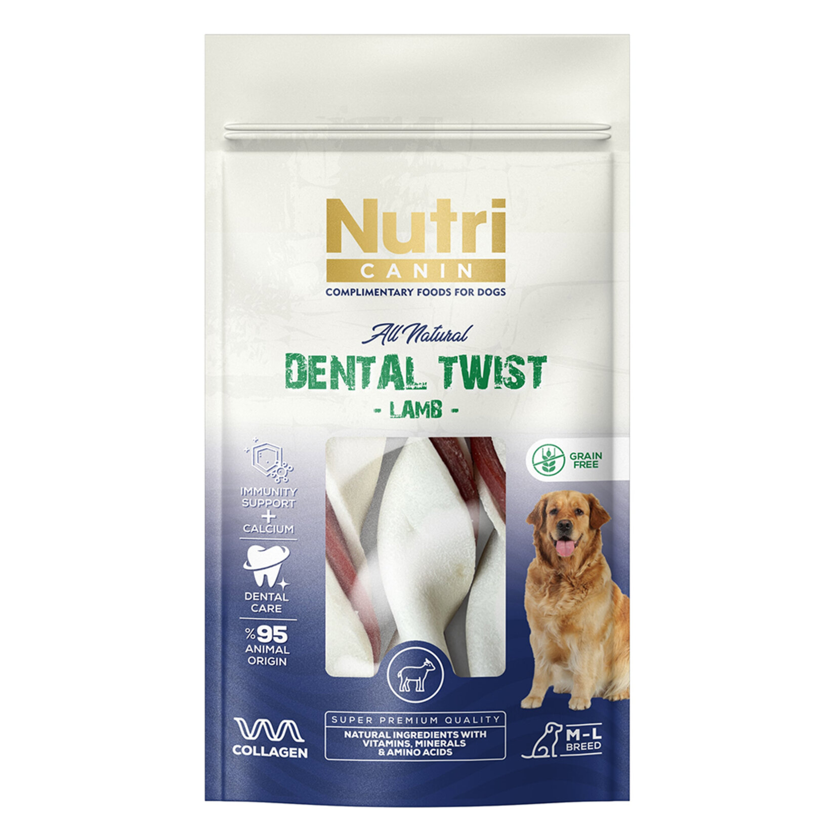 Nutri Canin Kuzu Etli Dental Kemik 120 G
