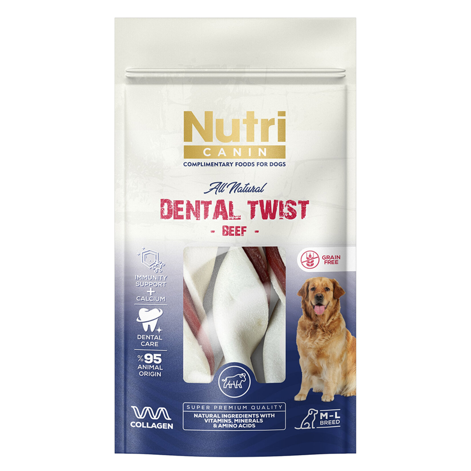 Nutri Canin Sığır Etli Dental Kemik 120 G