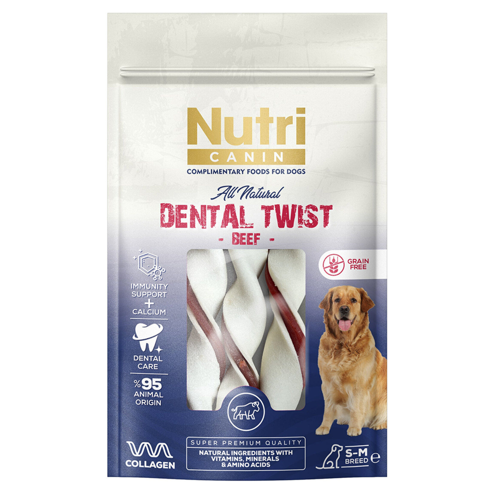 Nutri Canin Sığır Etli Dental Kemik 80 G
