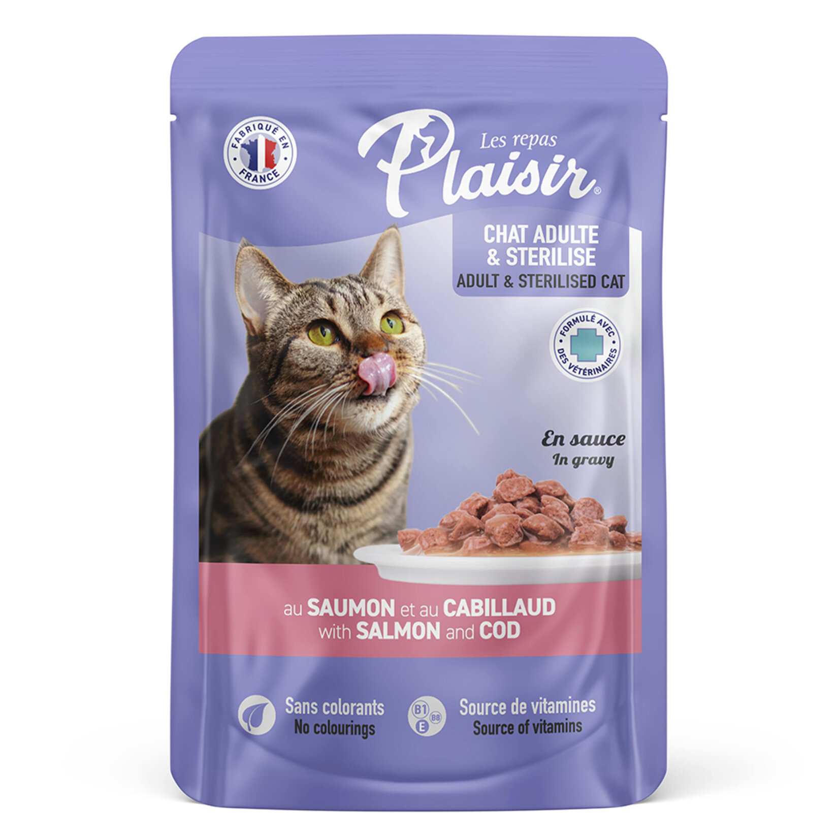 Plaisir Parça Etli Somon Morina Kedi Yaş Mama100 G
