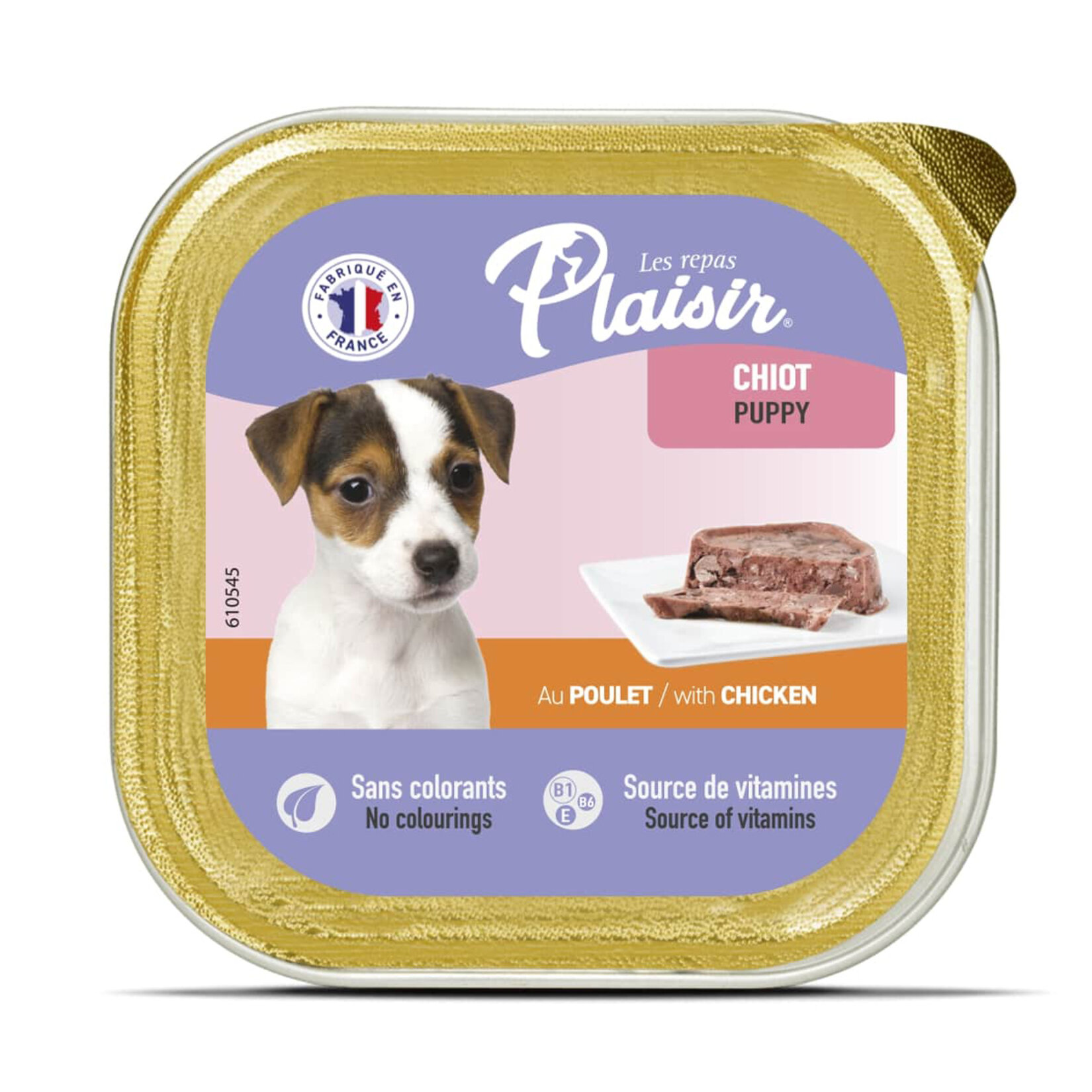 Plaisir Ezme Tavuklu Yavru Köpek Yaş Maması 150 G