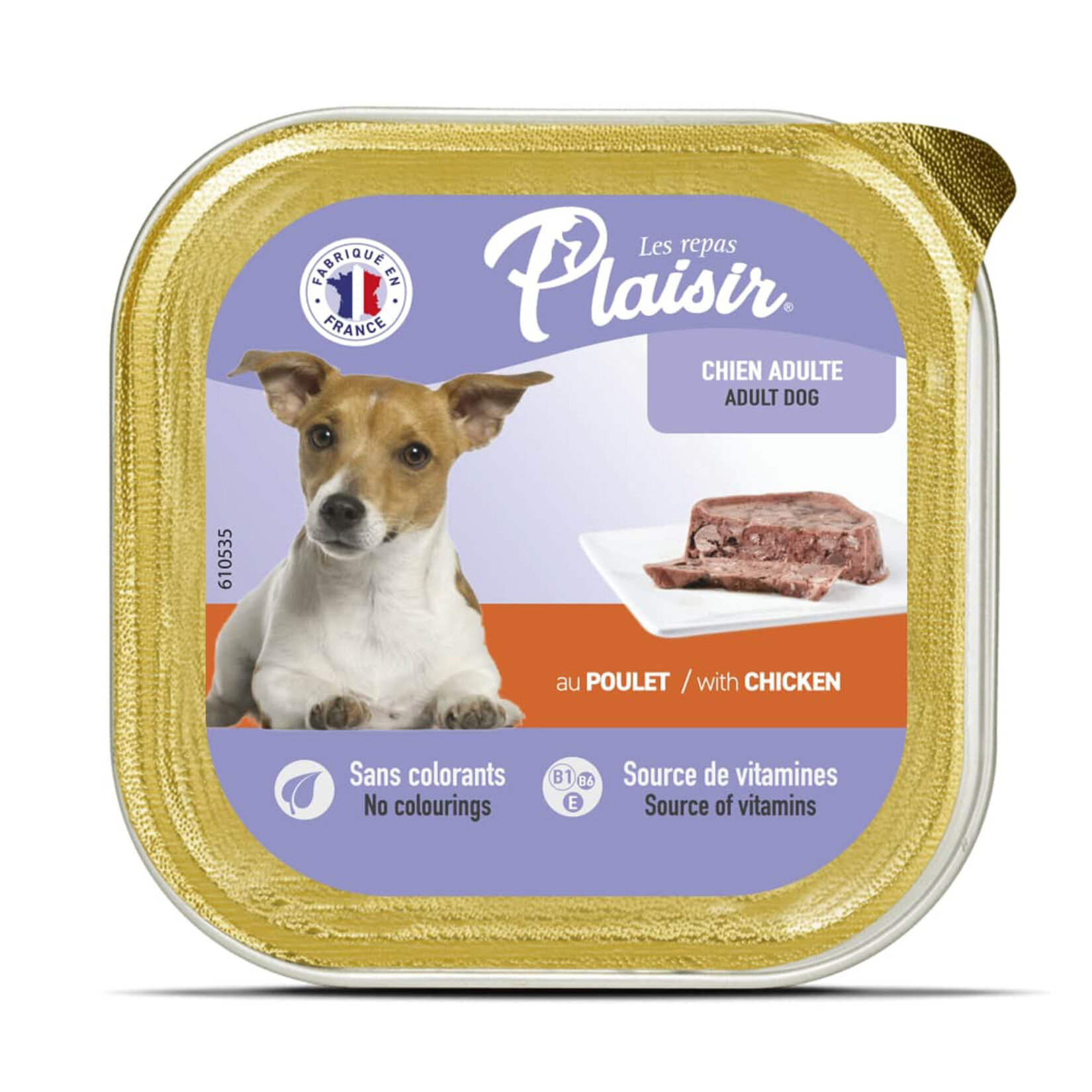 Plaisir Ezme Tavuklu Köpek Yaş Maması 150 G