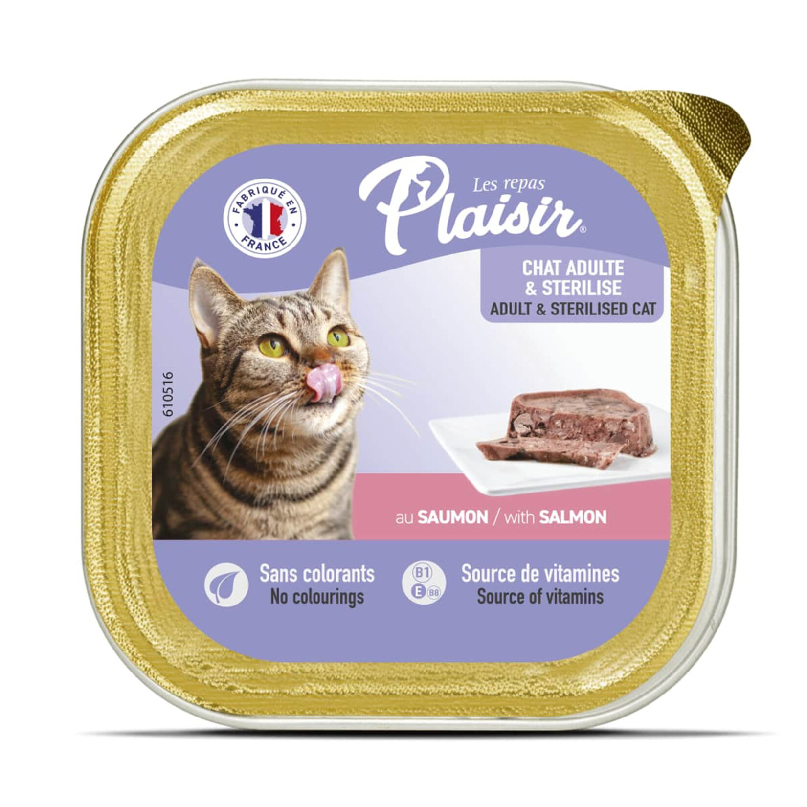 Plaisir Ezme Somonlu Kedi Yaş Maması 100 G