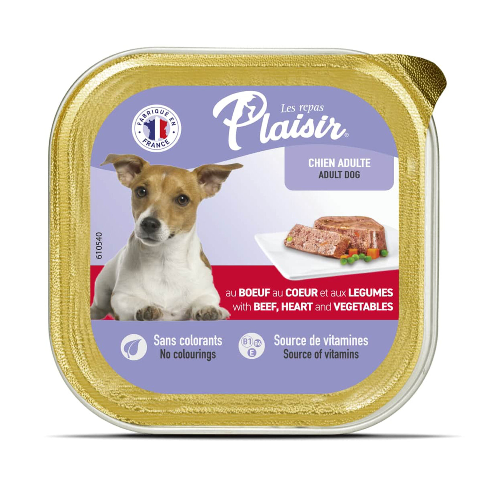 Plaisir Ezme Sığır Etli Sebzeli Köpek Yaş Mama 150 G