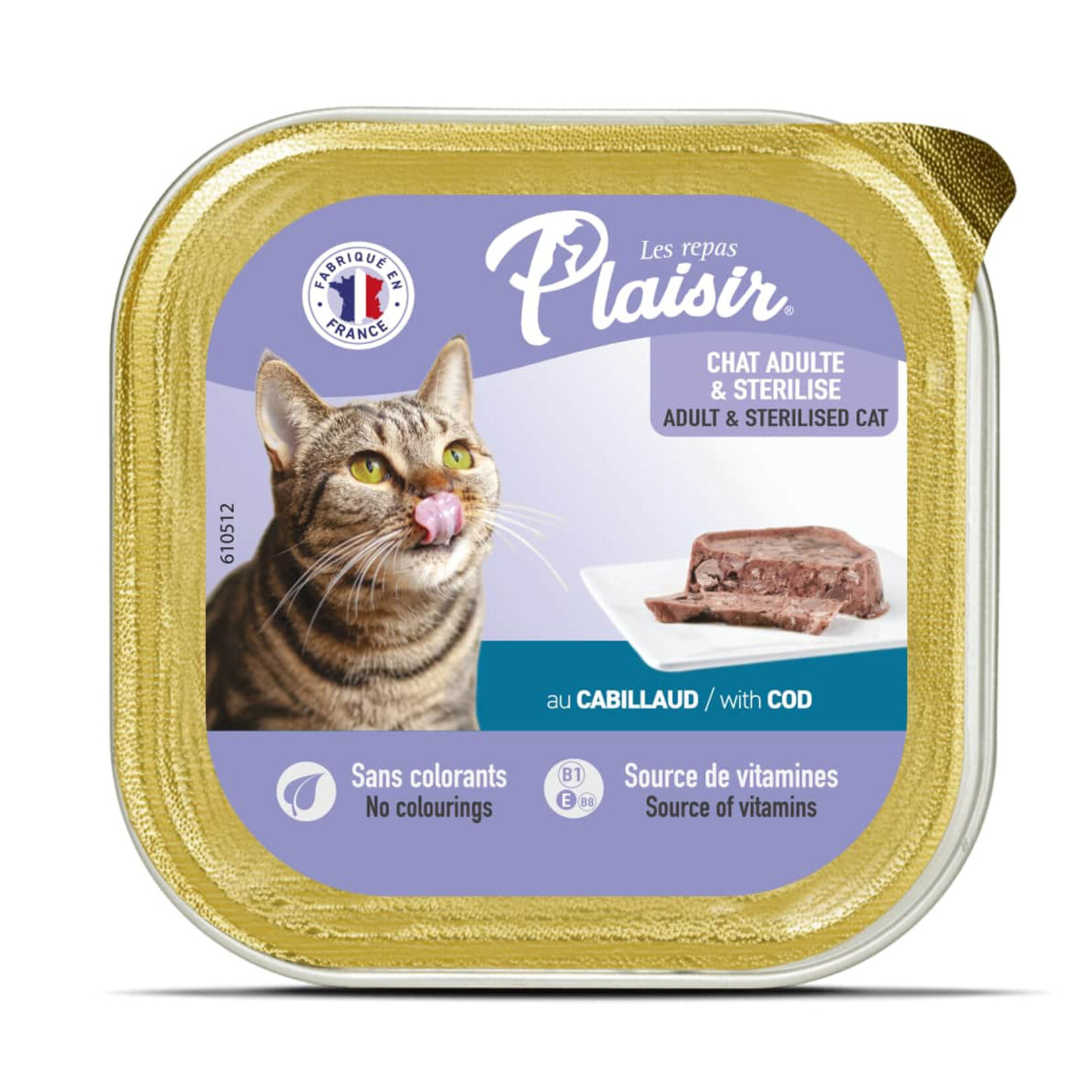 Plaisir Ezme Morina Balıklı Kedi Yaş Maması 100 G