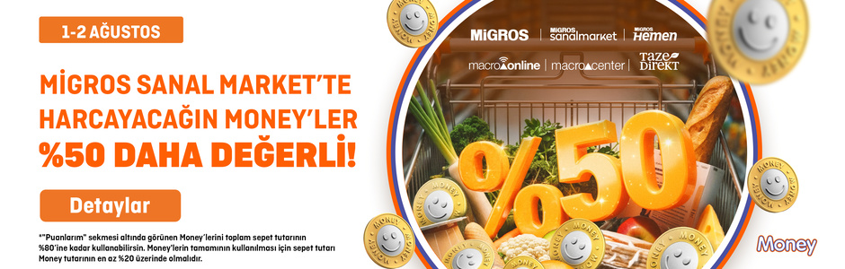 Migros Money’ler %50 Daha Değerli