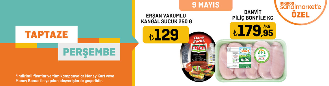 Migros Sanal Market'te Taze Perşembe!