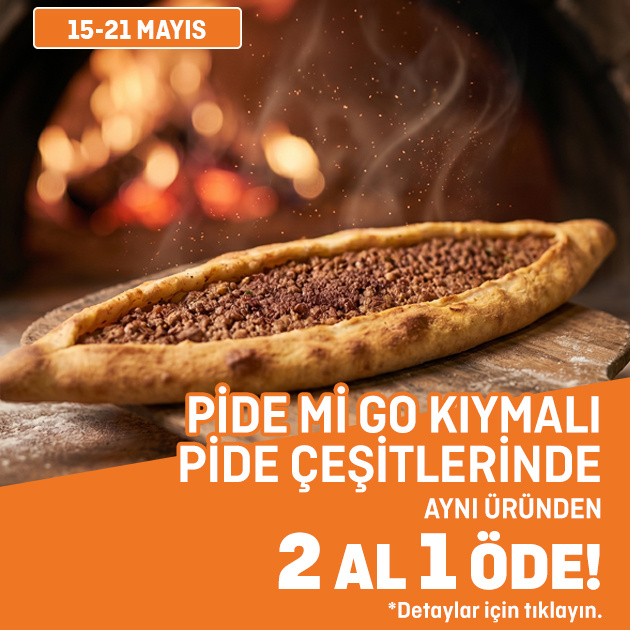 Kıymalı Pide Mi Go 1 Alana 1 Hediye VGP