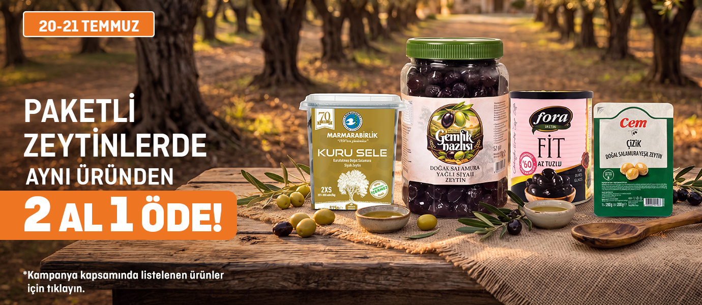 Migros: Paketli Zeytinlerde 2 Al 1 Öde - Görsel 1