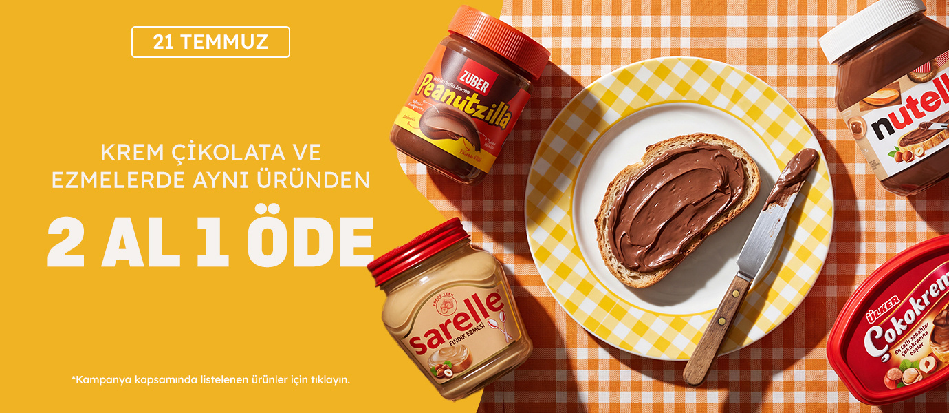 Migros: Su,Krem Çikolata ve Ezme 2 Al 1 Öde 🔥🔥 - Görsel 1