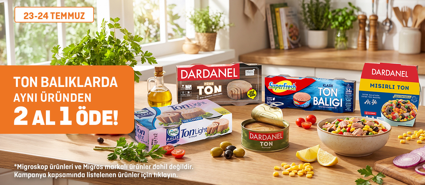 Migros: Ton Balıklar 2 AL 1 ÖDE - Görsel 1