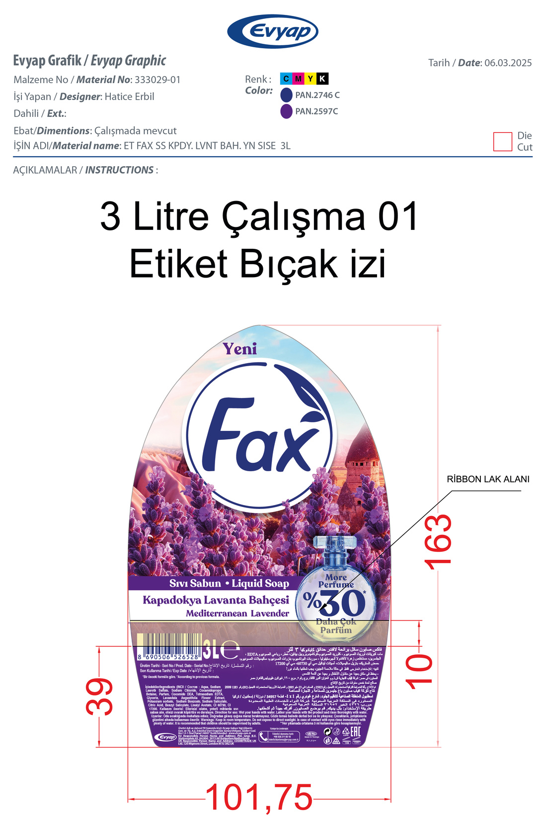Fax Lavanta Bahçesi Sıvı Sabun 3 L - Migros