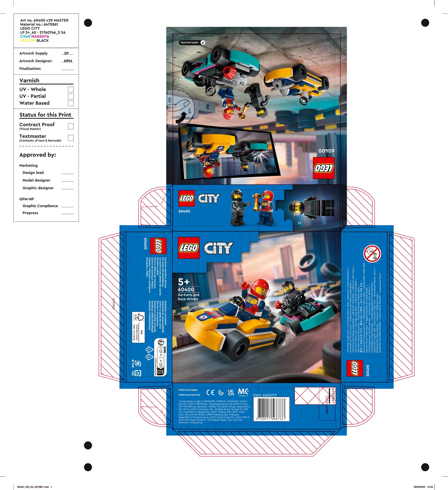 Lego City 60400 Go-kartlar ve Yarış Sürücüleri - Migros