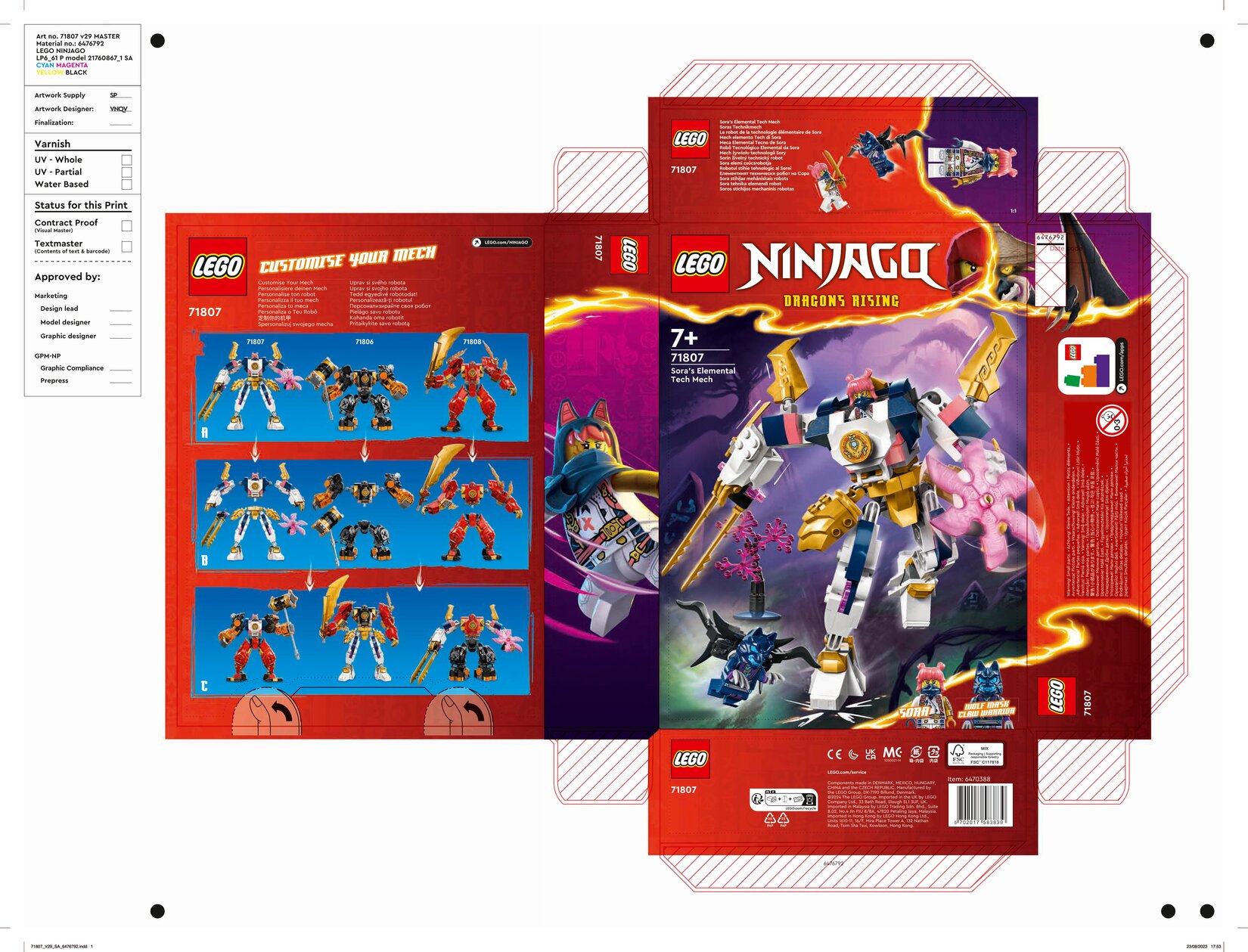 Lego Ninjago 71807 Sora'nın Teknoloji Elementi - Migros