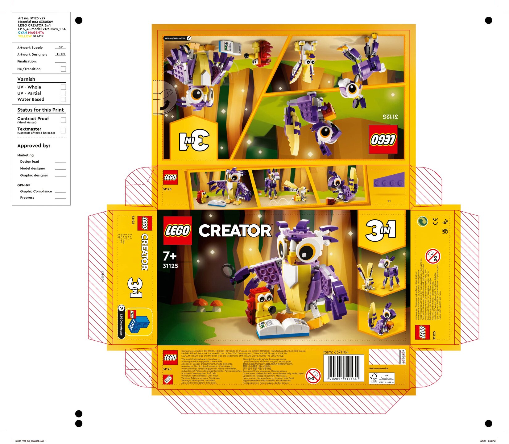 Lego Creator 31125 Fantastik Orman Yaratıkları - Migros
