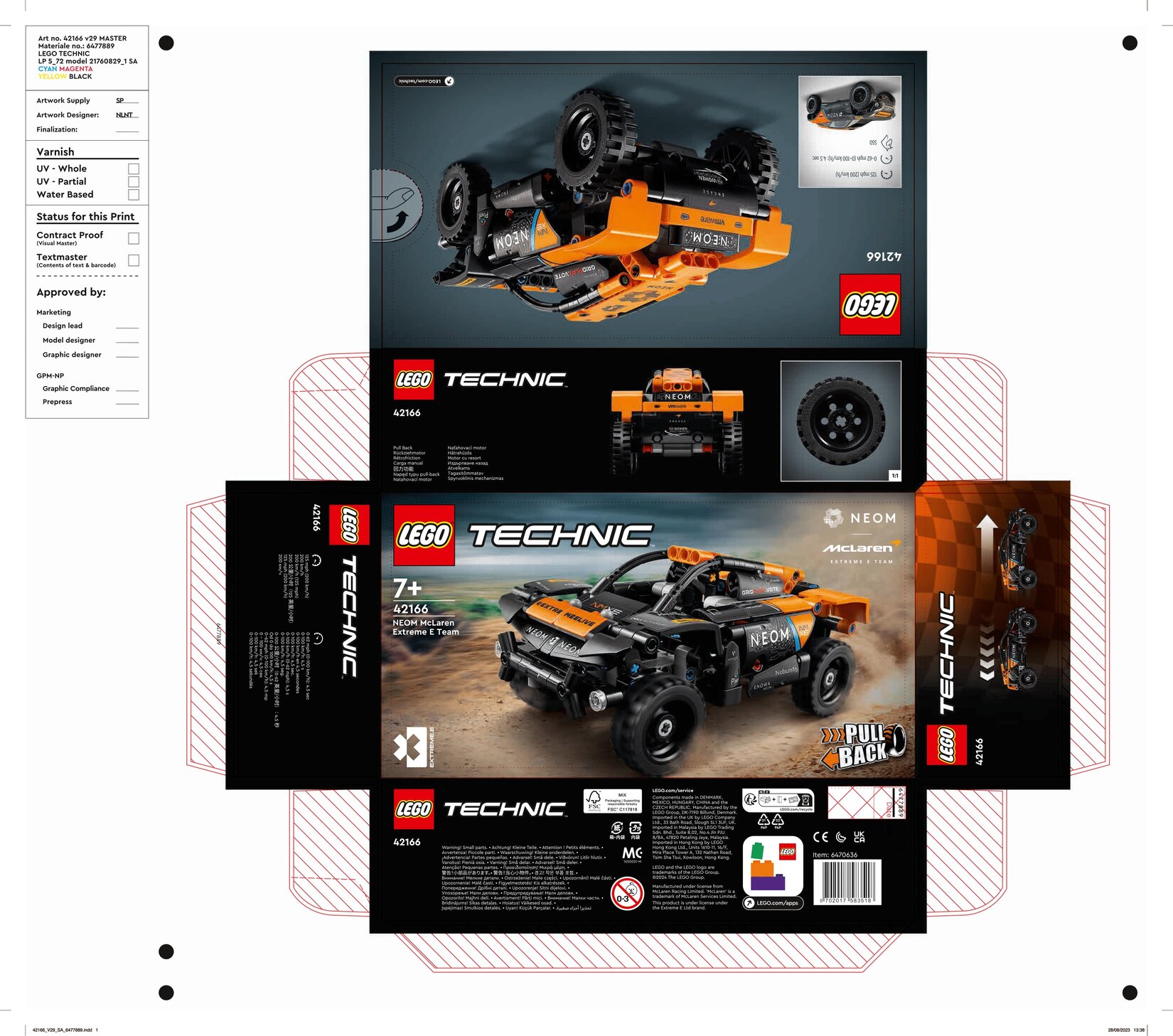 Lego Technic Neom Mclaren Extreme E Race Car 7+ Yaş - Migros