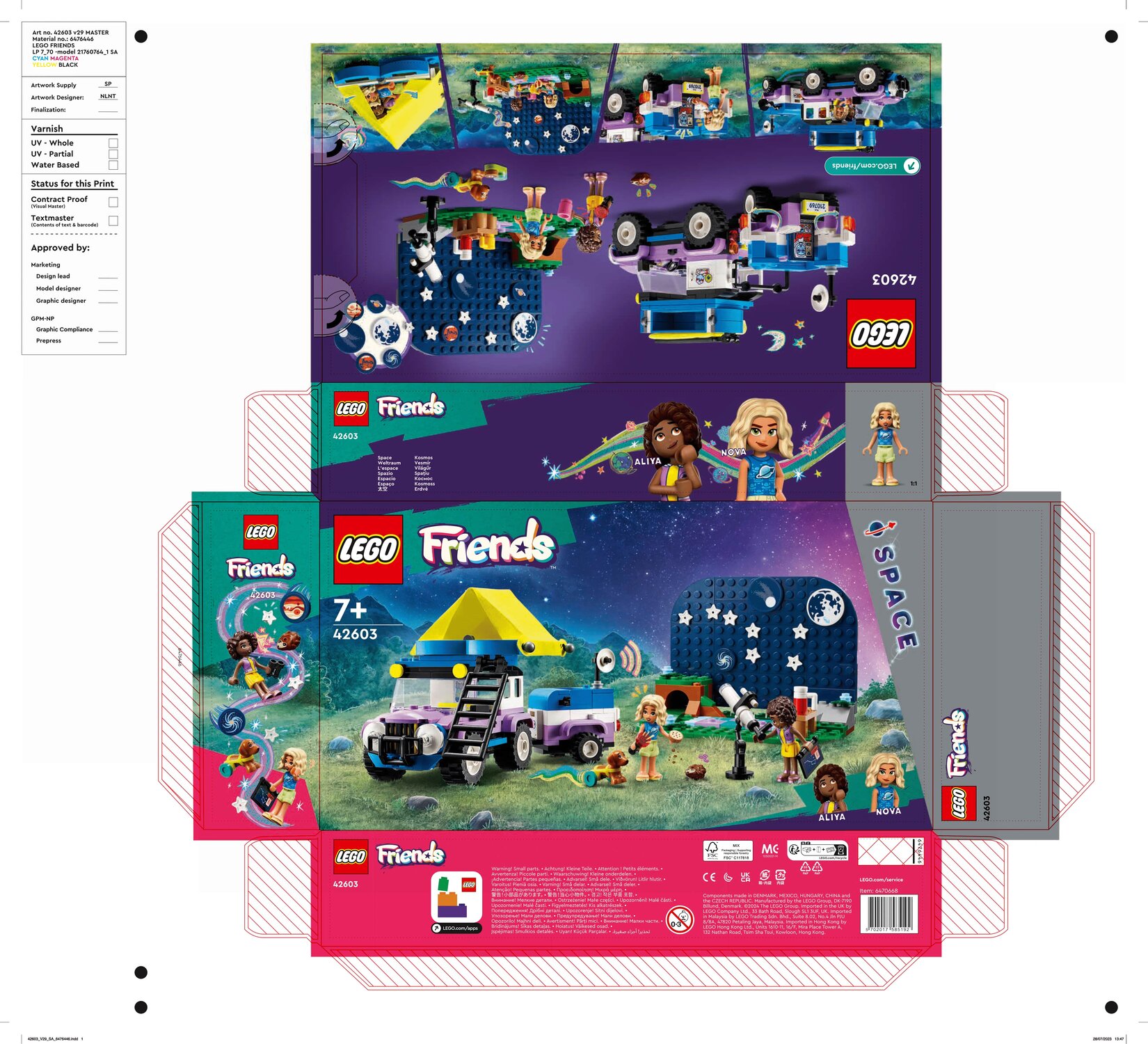 Lego Friends Yıldız Gözlemleme Kamp Aracı 7+ Yaş 364 Parça - Migros