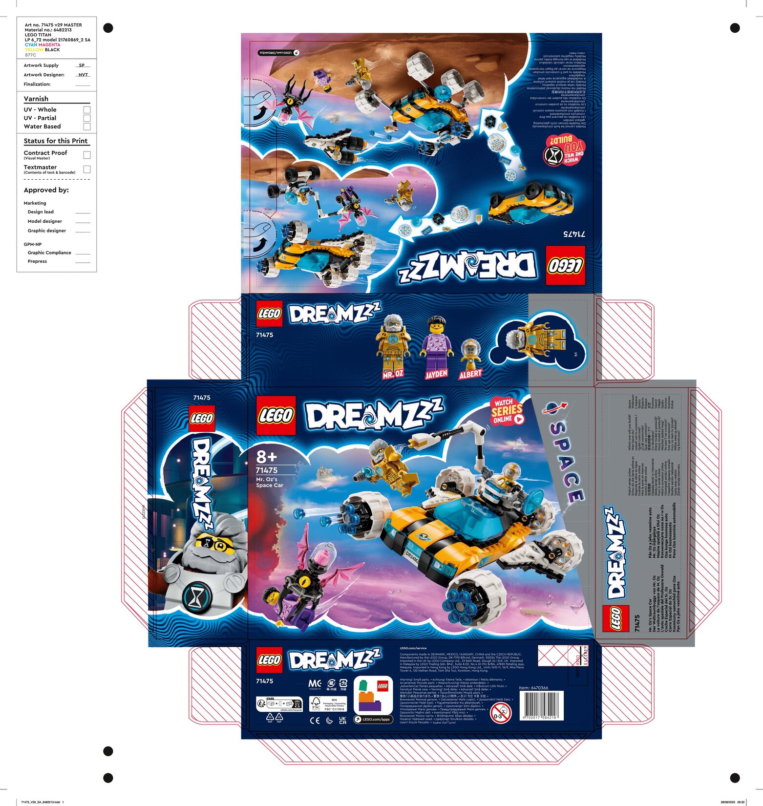 Lego Dreamzzz 71475 Bay Oz'un Uzay Arabası 8+ Yaş - Migros