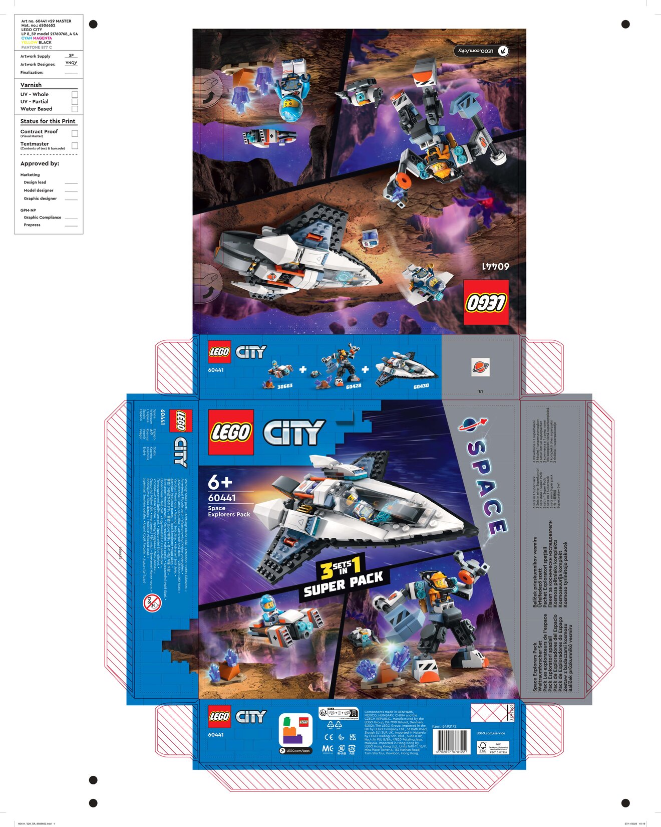 Lego City 60441 Uzay Kaşifleri Paketi 6+ Yaş - Migros