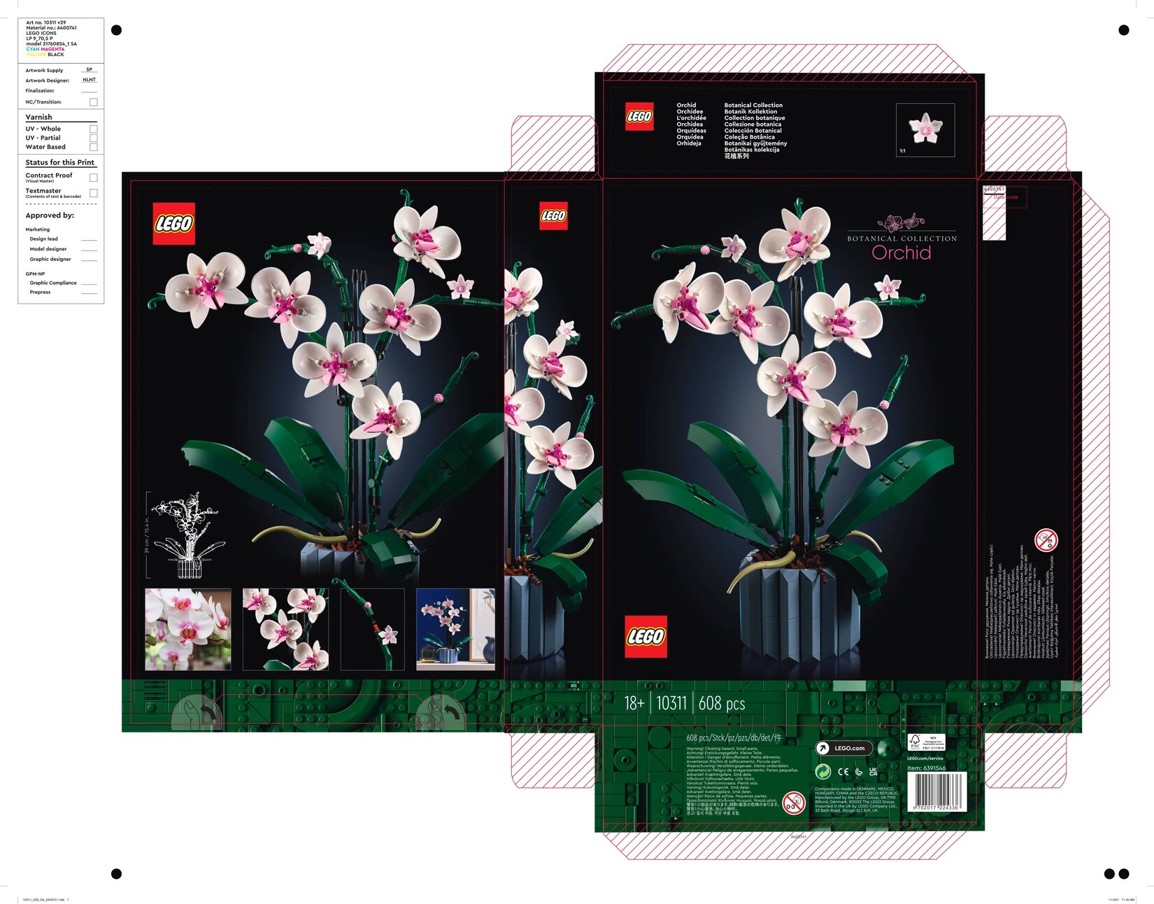 Lego® 10311 Orkide 18+ Yaş 608 Parça - Migros