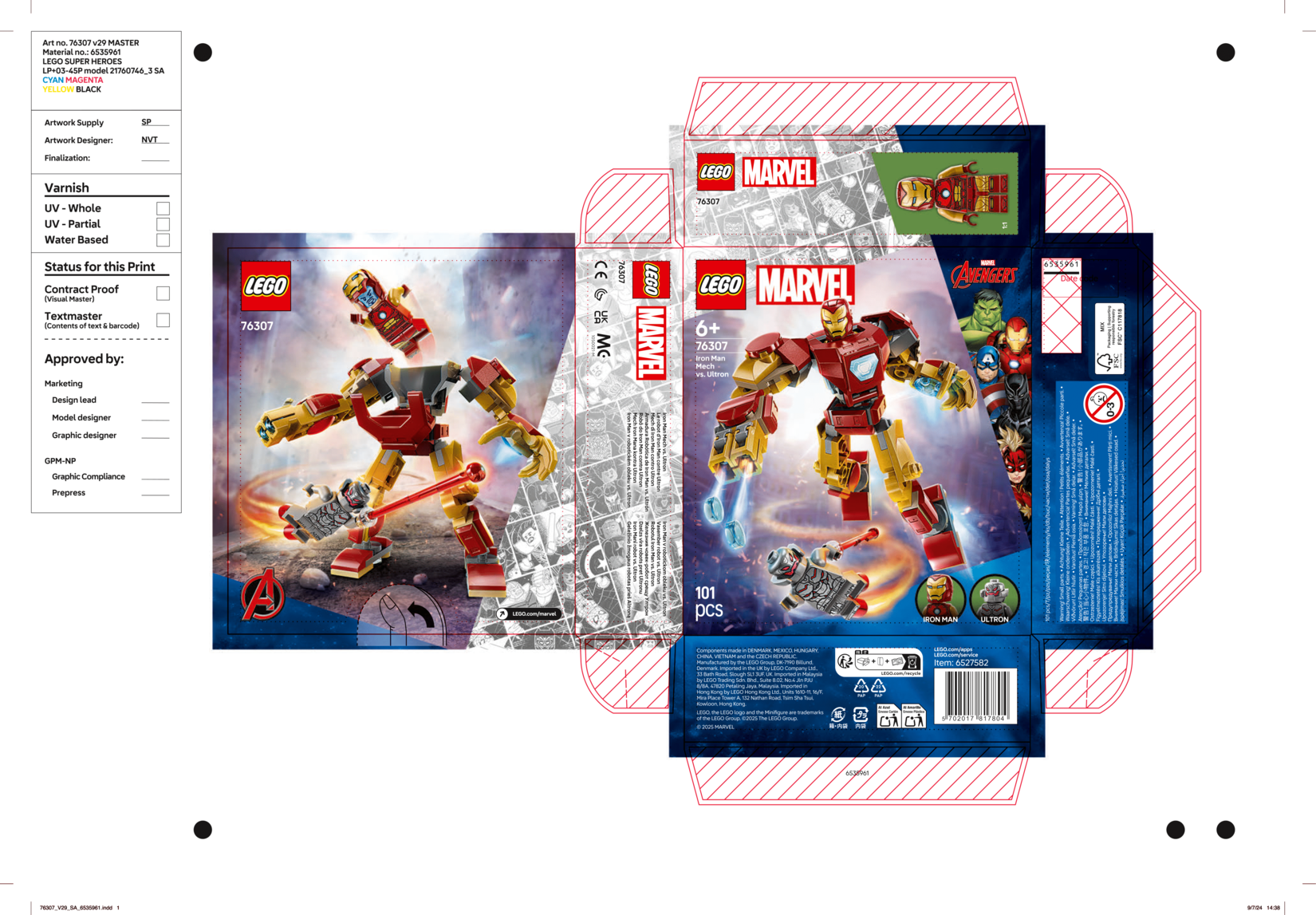 Lego 76307 Marvel Iron Man Robotu Ultron'a Karşı - Migros