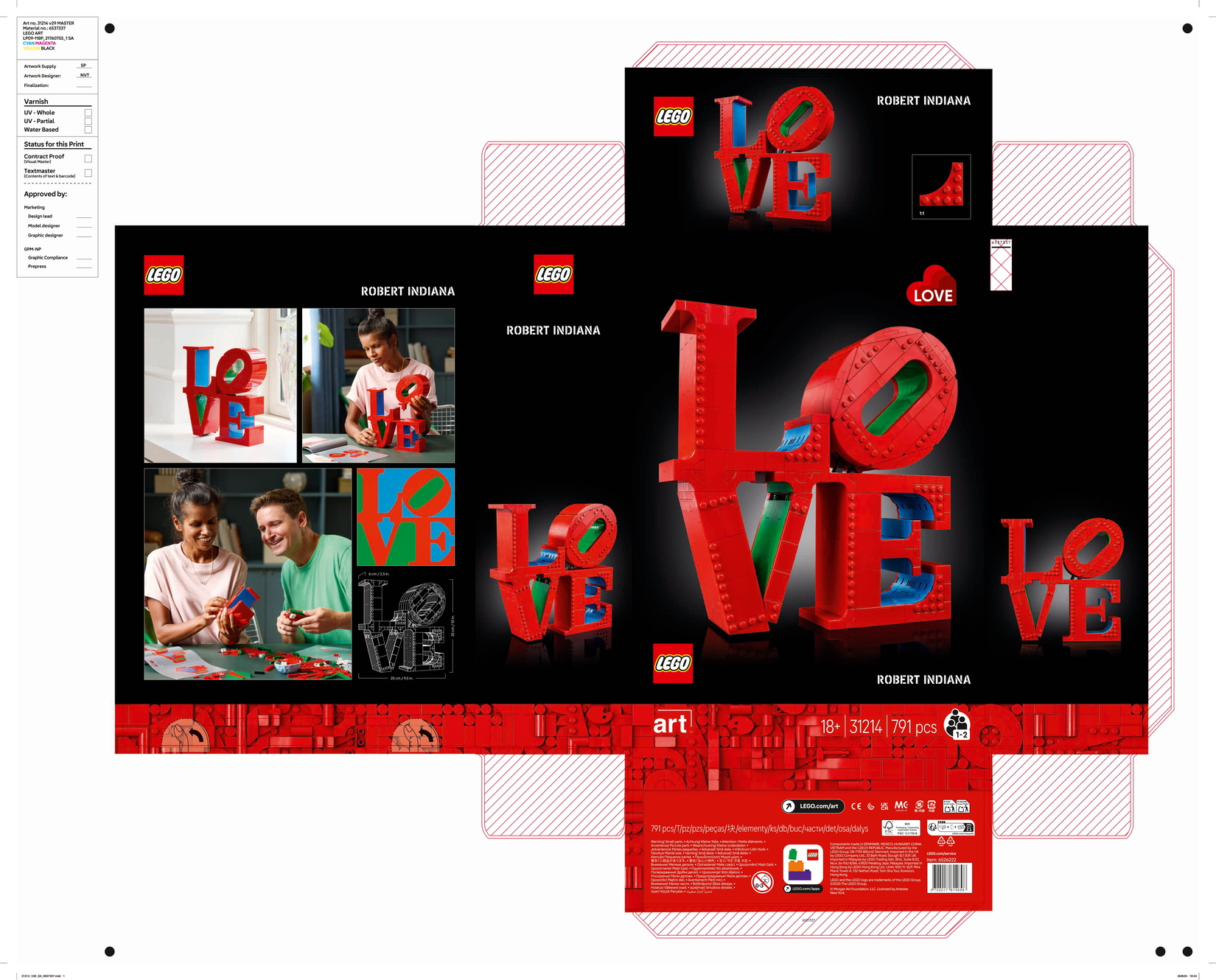 Lego Love 18+ 791 Parça - Migros