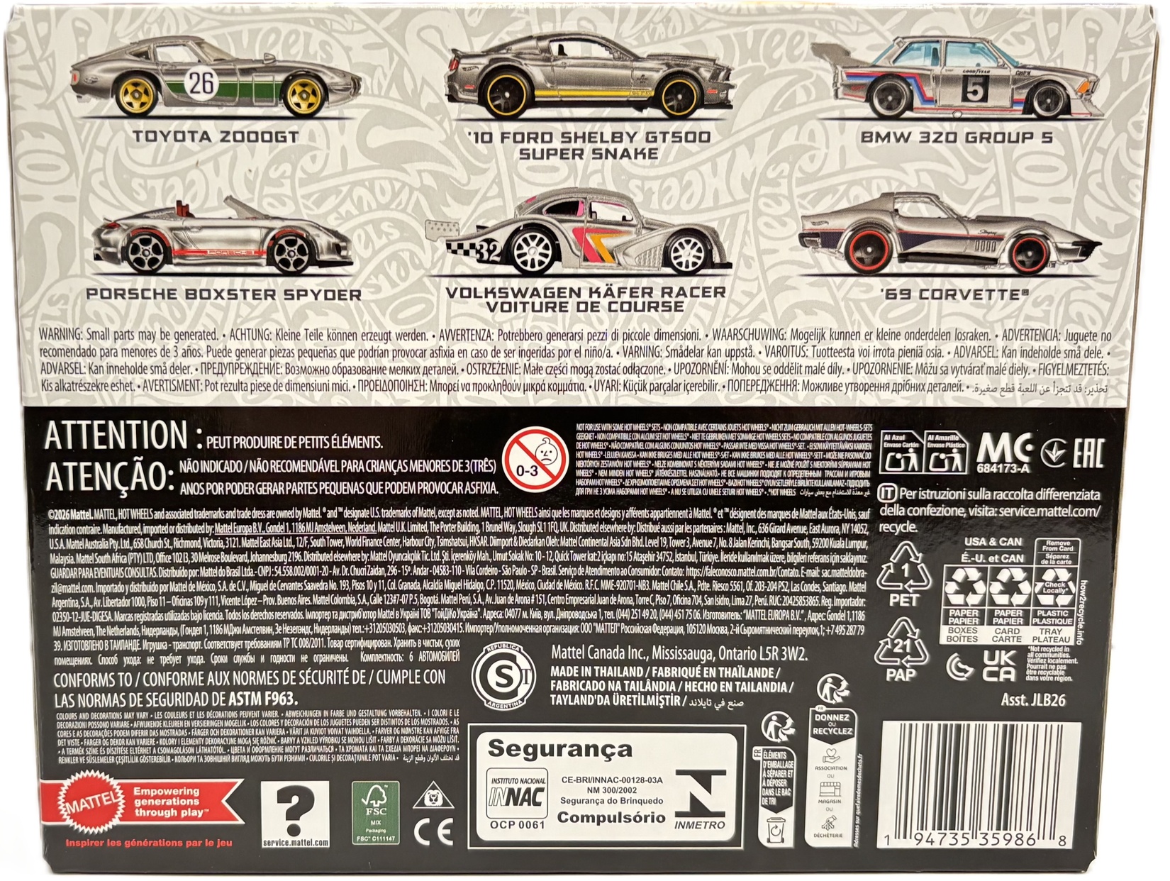 Hot Wheels Zamac Temalı Çoklu Arabalar - Migros