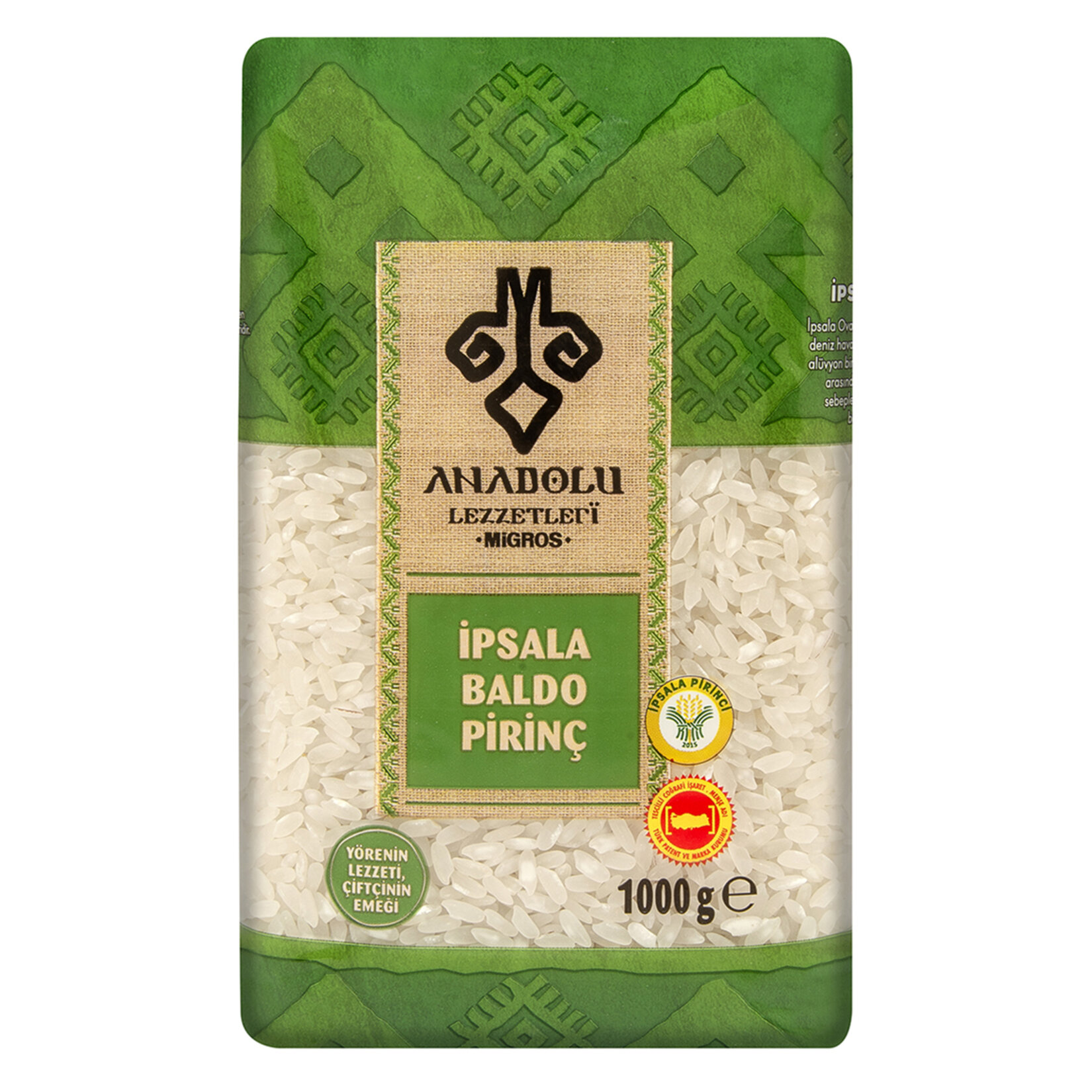 Anadolu Lezzetleri İpsala Baldo Pirinç 1 Kg