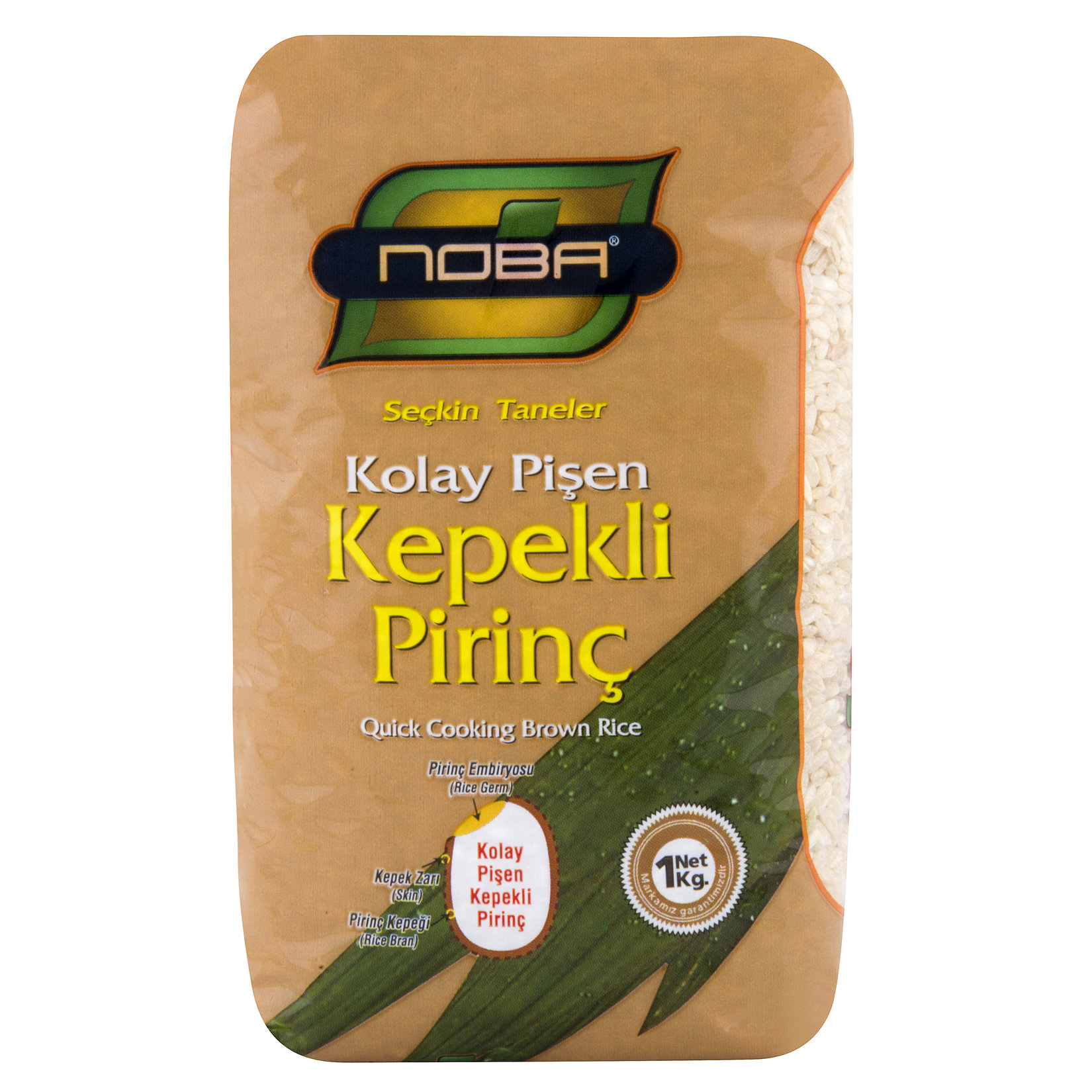 Noba Kepekli Pirinç 1 Kg