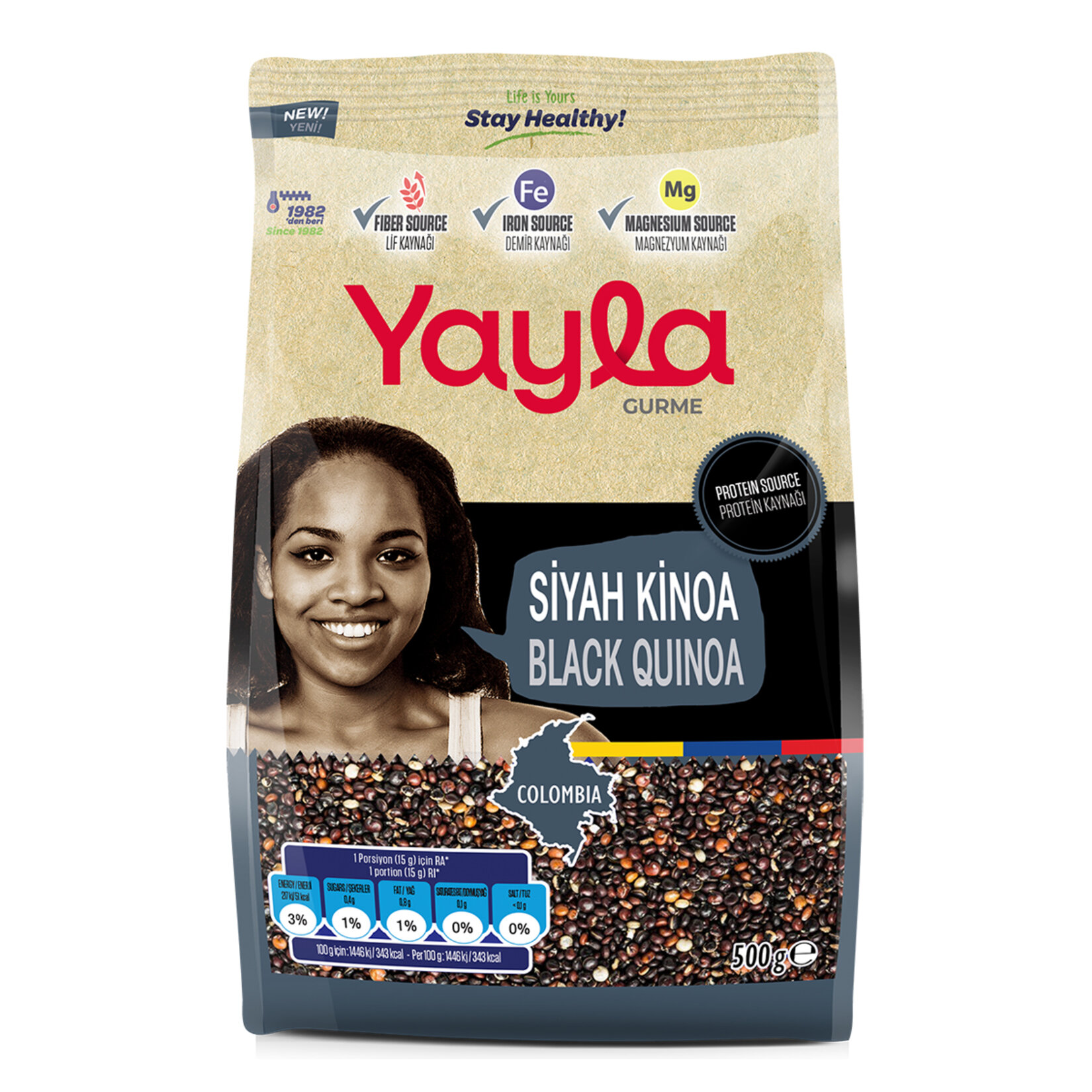Yayla Gurme Siyah Kinoa 500 G
