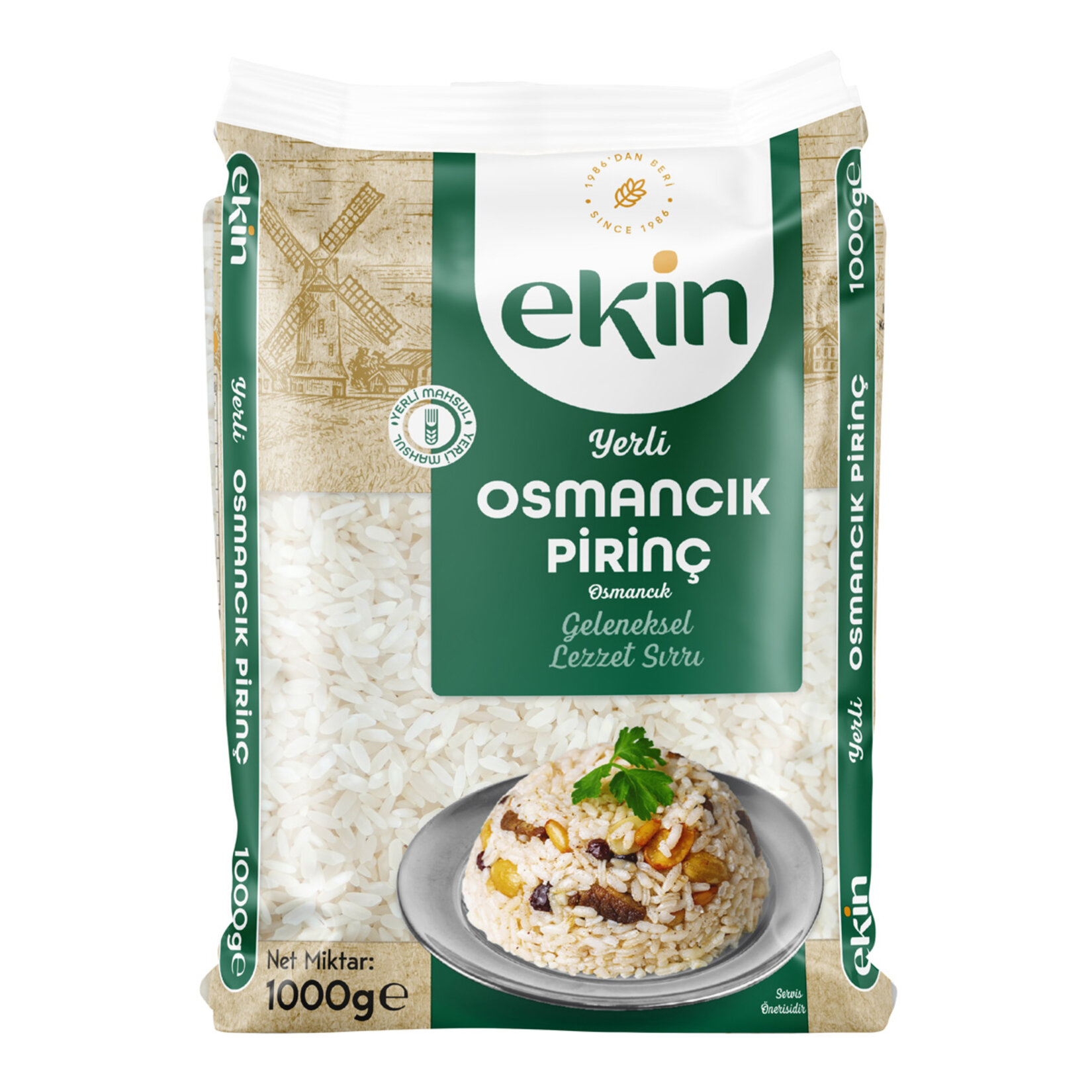 Ekin Osmancık Pirinç 1 Kg - Görsel 1