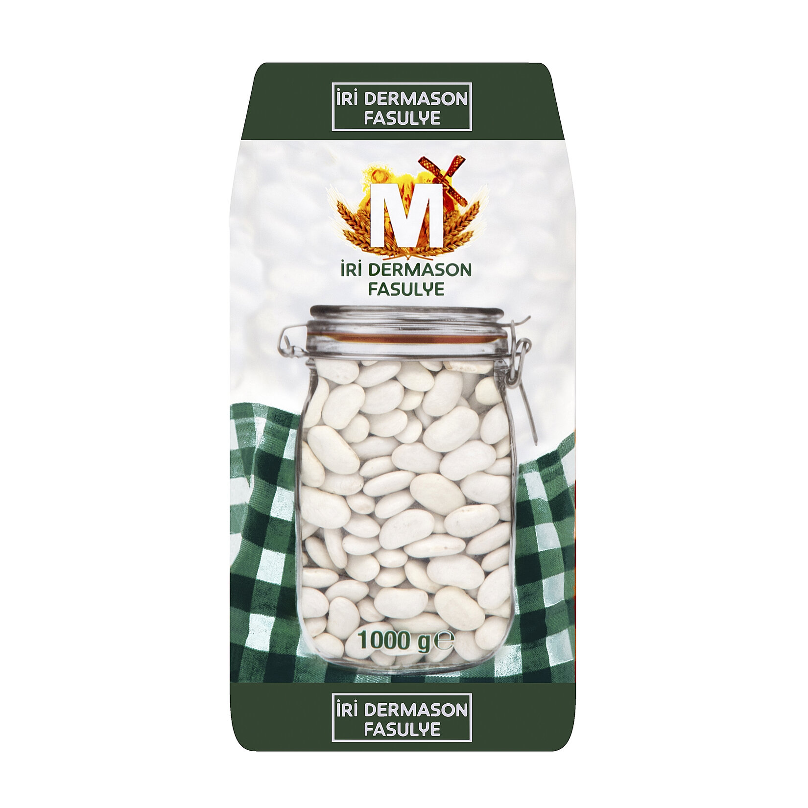 Migros İri Dermason Fasulye 1 Kg - Görsel 1