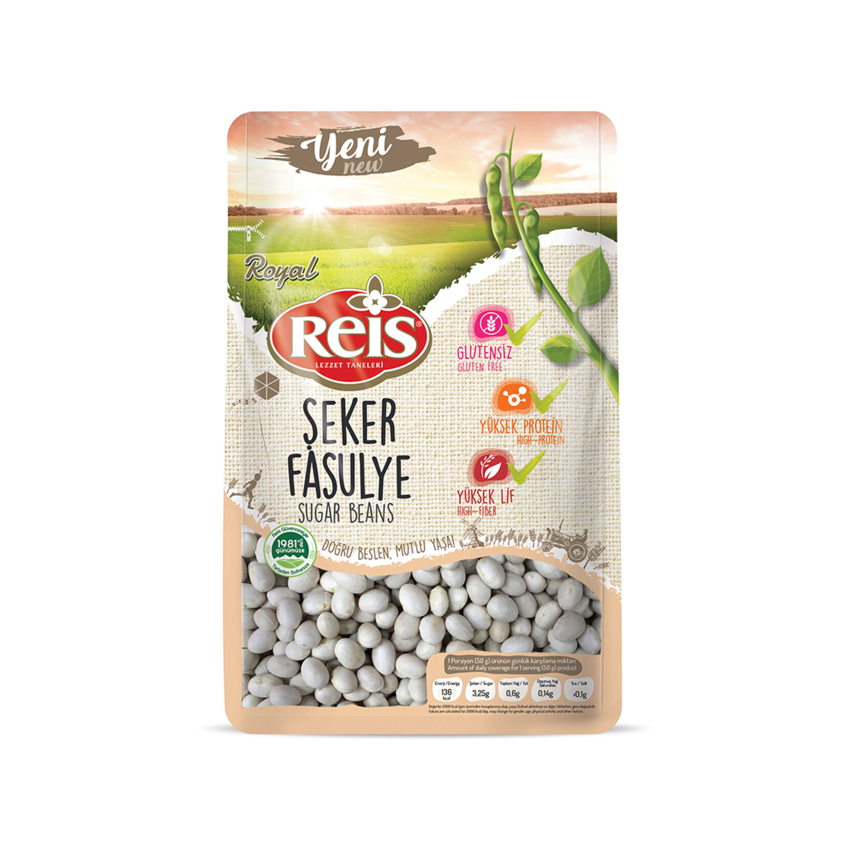 Reis Royal Şeker Fasulye 500 G